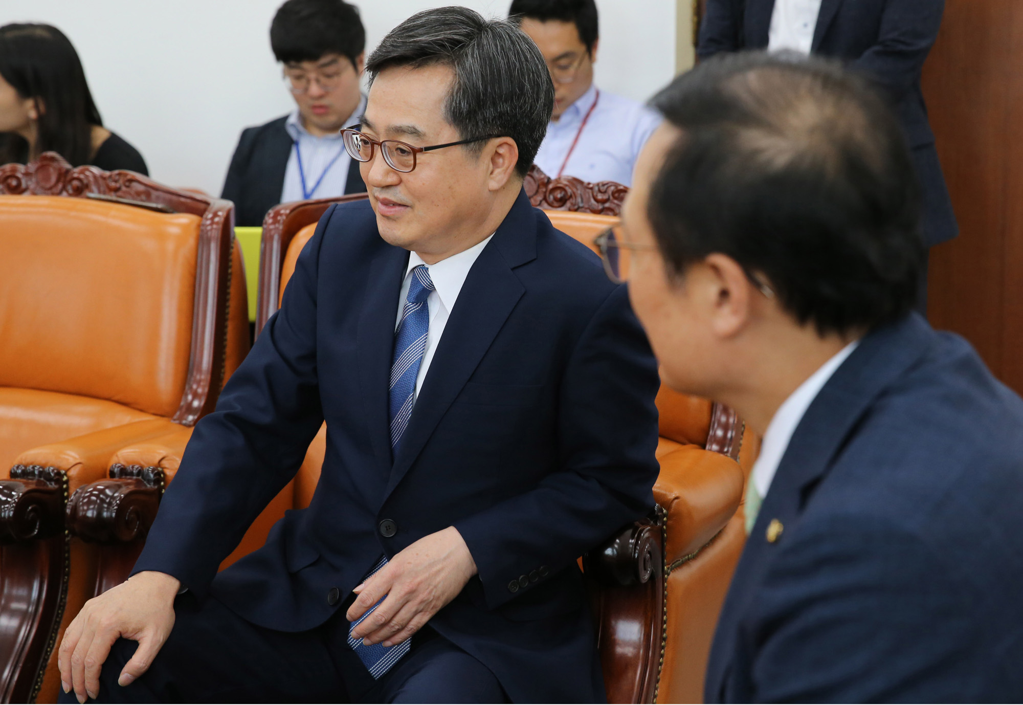 정치국회;김동연경제부총리;홍영표원내대표