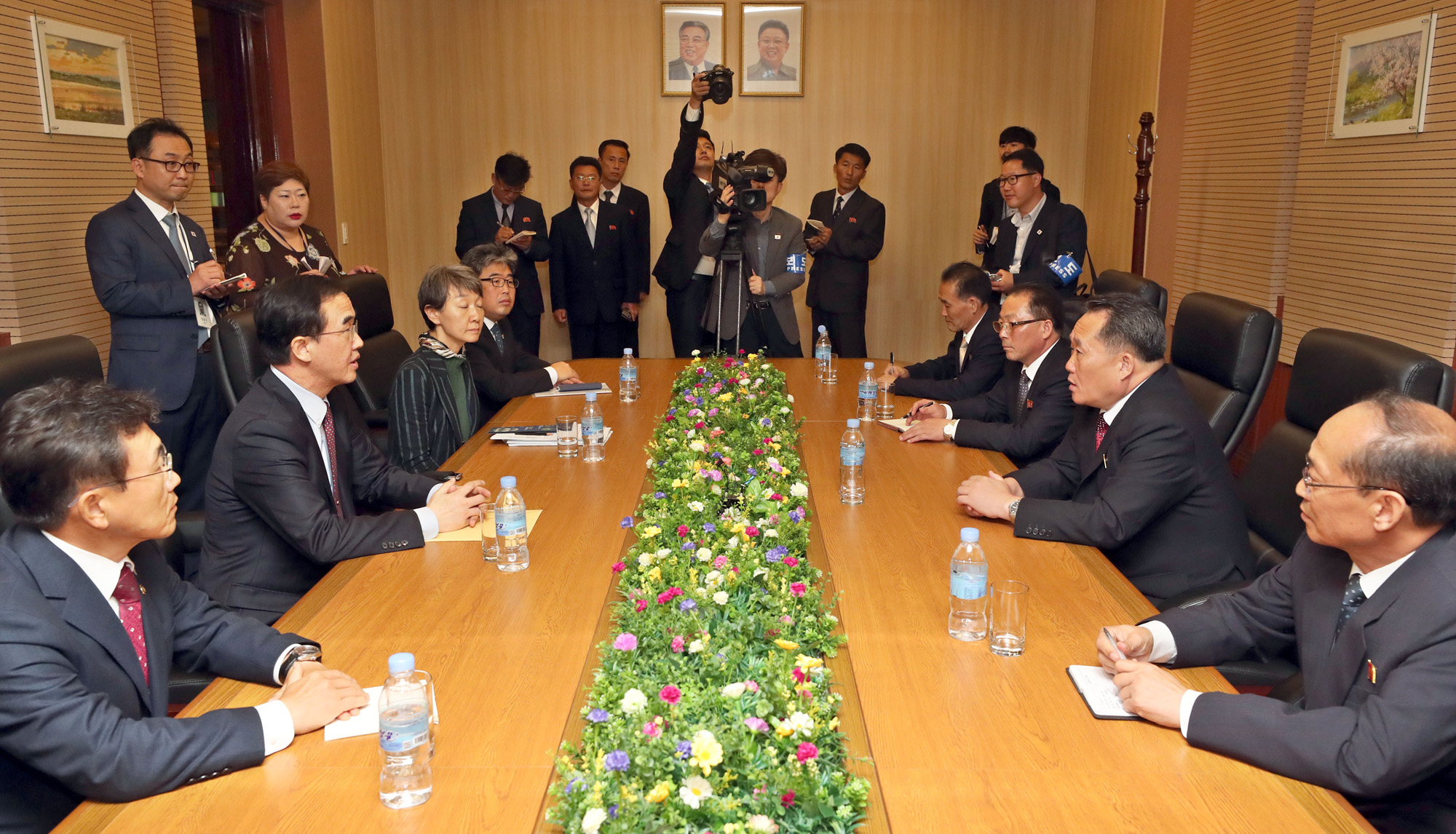 남북;북한;10 4선언;평양;만수대 창작사;간담회