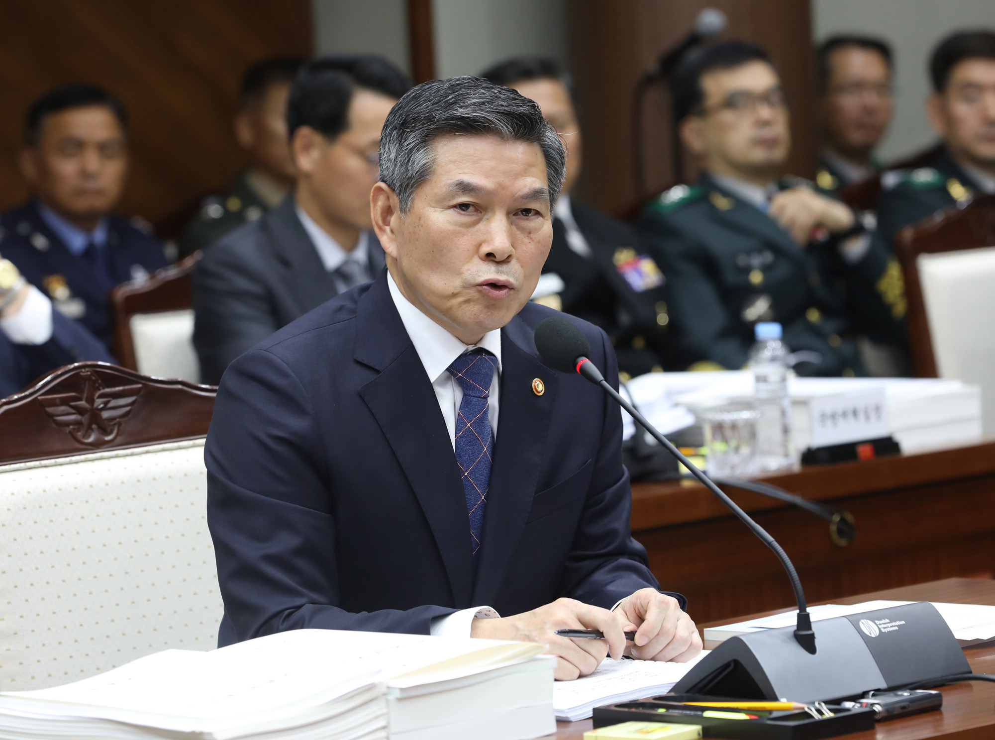정경두;국방부장관;국감;국정감사;2018국정감사;국방부국정감사
