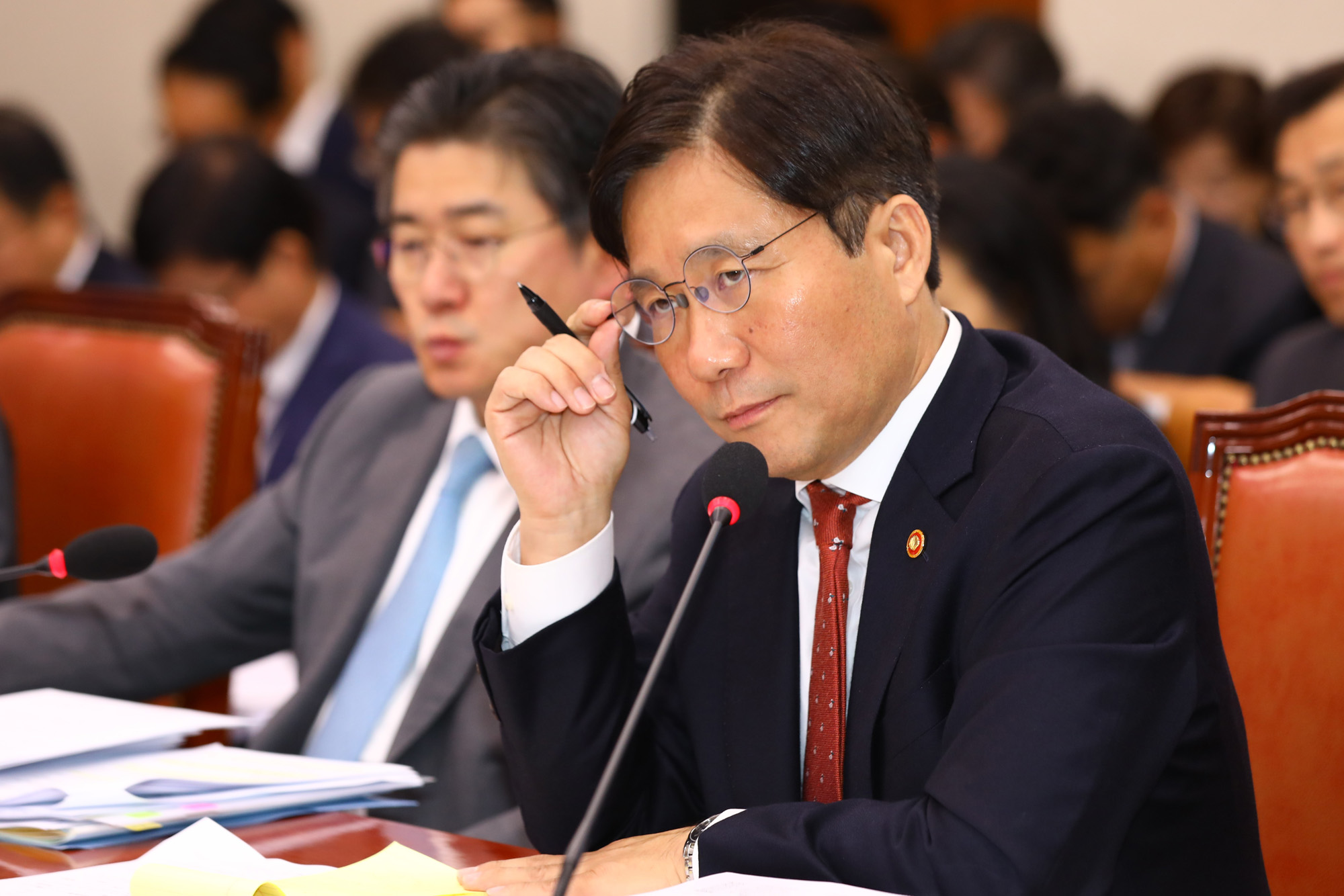 정치국회;국정감사;산업통상자원부;성윤모장관