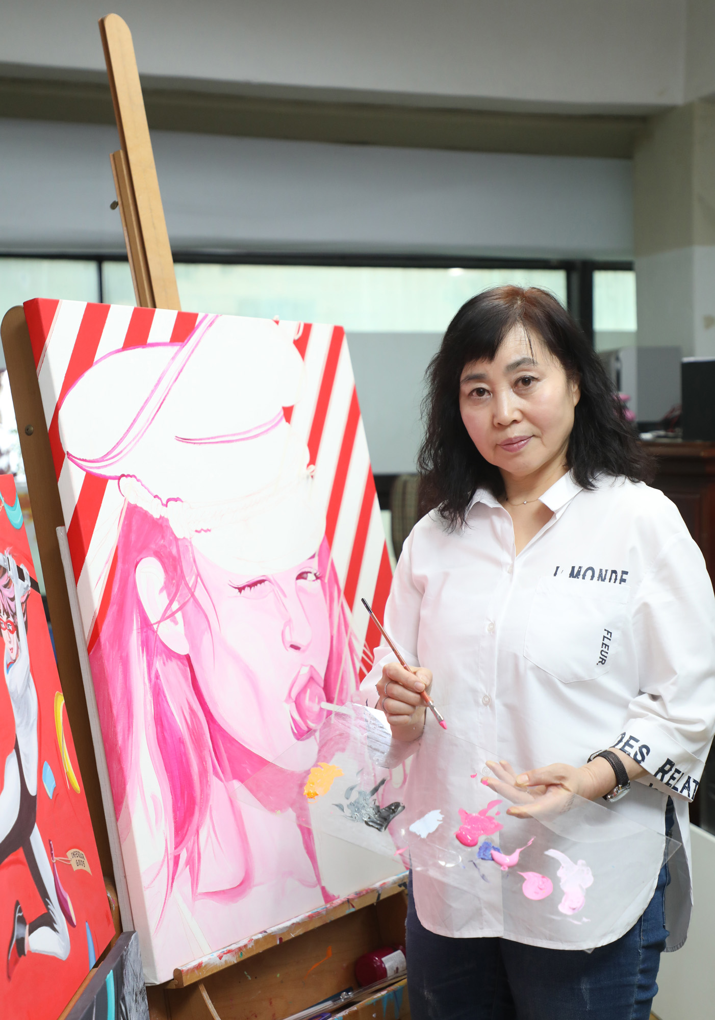 화가의방;한국미술응원;조강남;아티스트;화가;그림;비디오아트