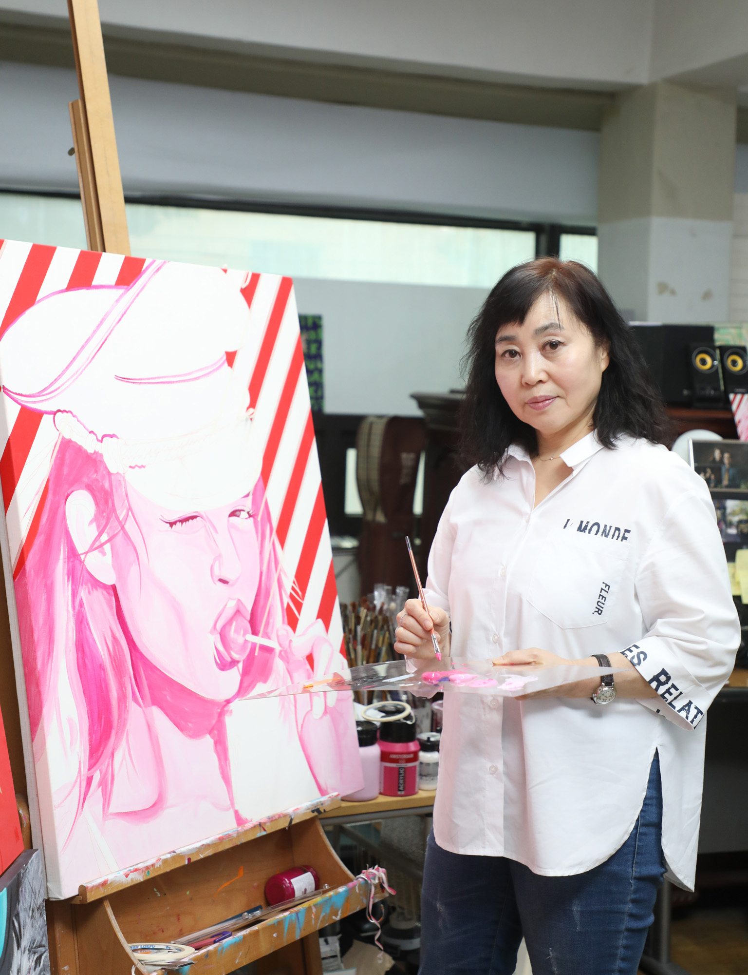 화가의방;한국미술응원;조강남;아티스트;화가;그림;비디오아트