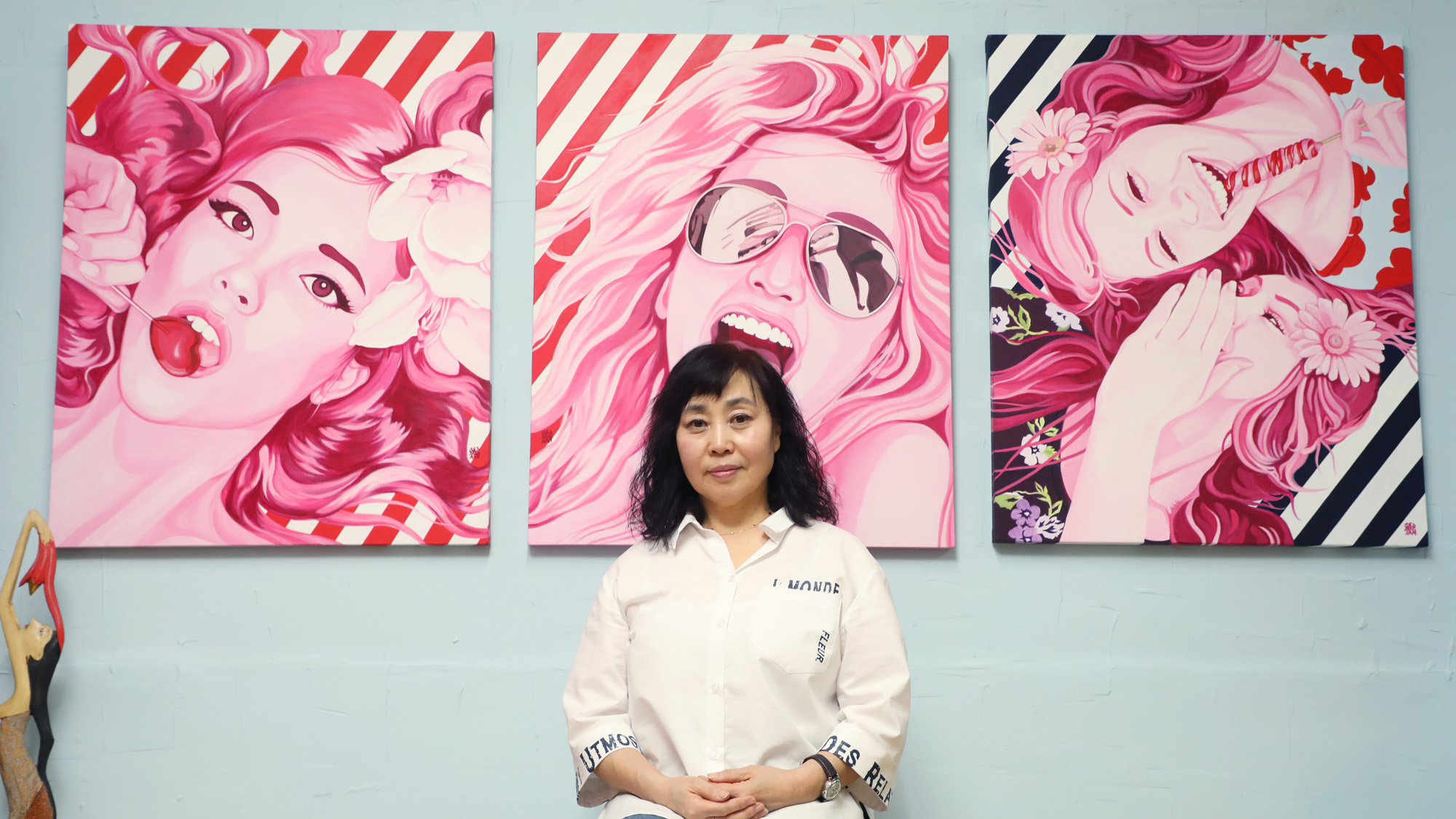 화가의방;한국미술응원;조강남;아티스트;화가;그림;비디오아트