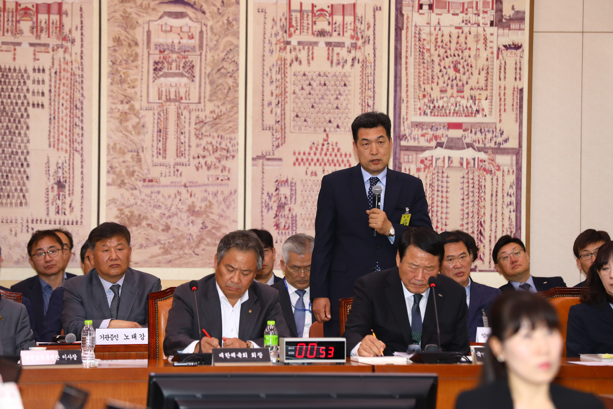 국정감사;전명규;대한빙상경기연맹부회장