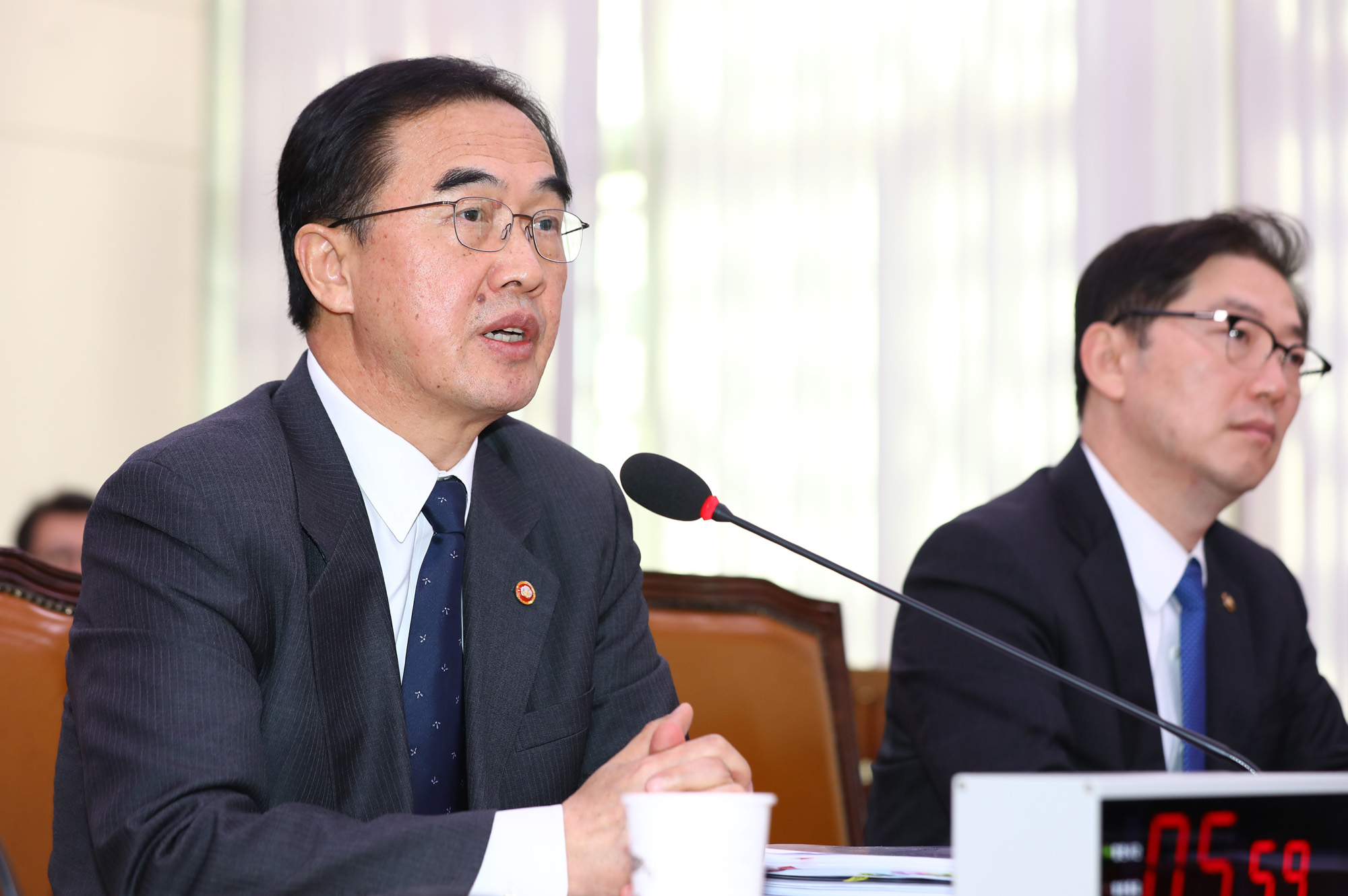 국정감사;외교통일위원회;조명균통일부장관