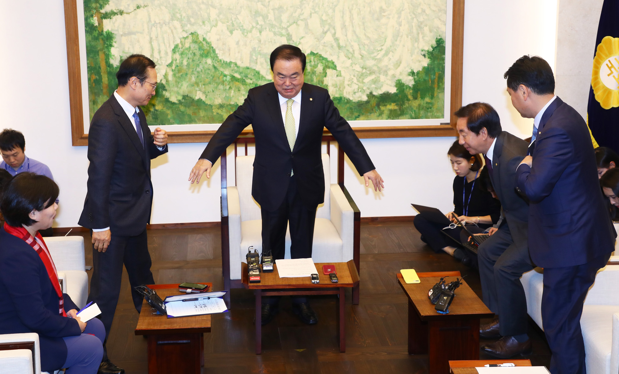 국회;국회의장;원내대표회동