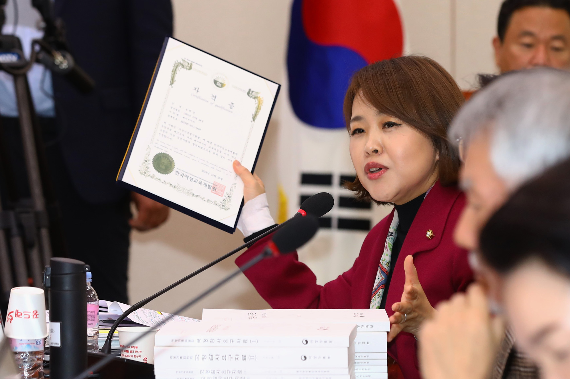 국정감사;여성가족위원회;진선미장관;송희경의원