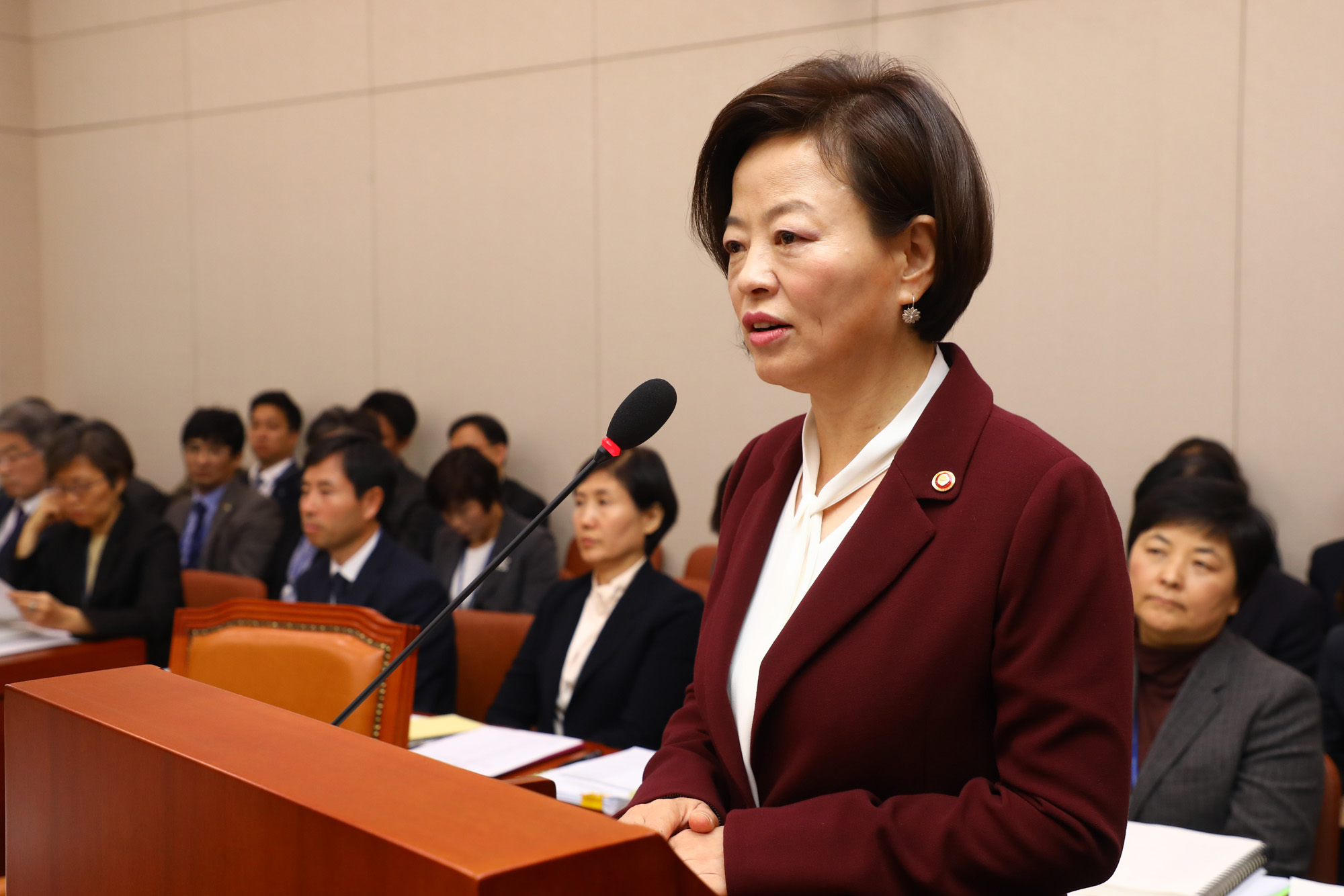 국정감사;여성가족위원회;진선미장관