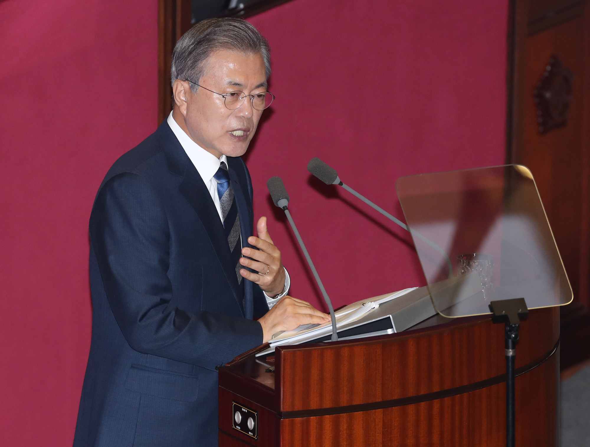 정치;국회;시정연설;문재인;예산안