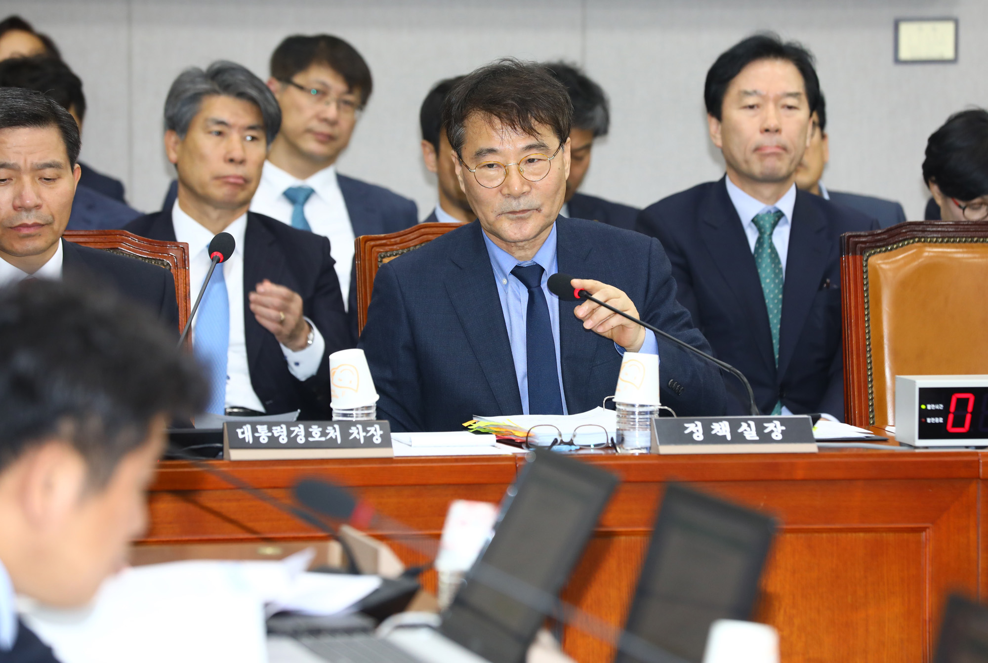 정치국회;국회운영위원회;청와대국정감사;장하성정책실장