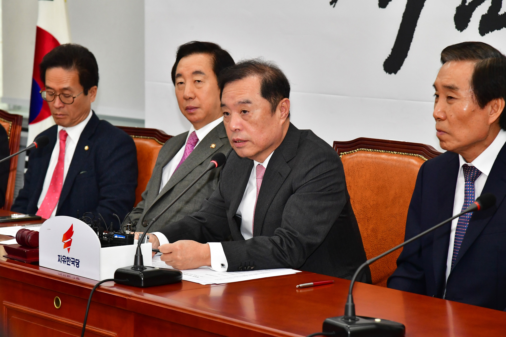 정치국회;자유한국당;비상대책위원회;김병준위원장