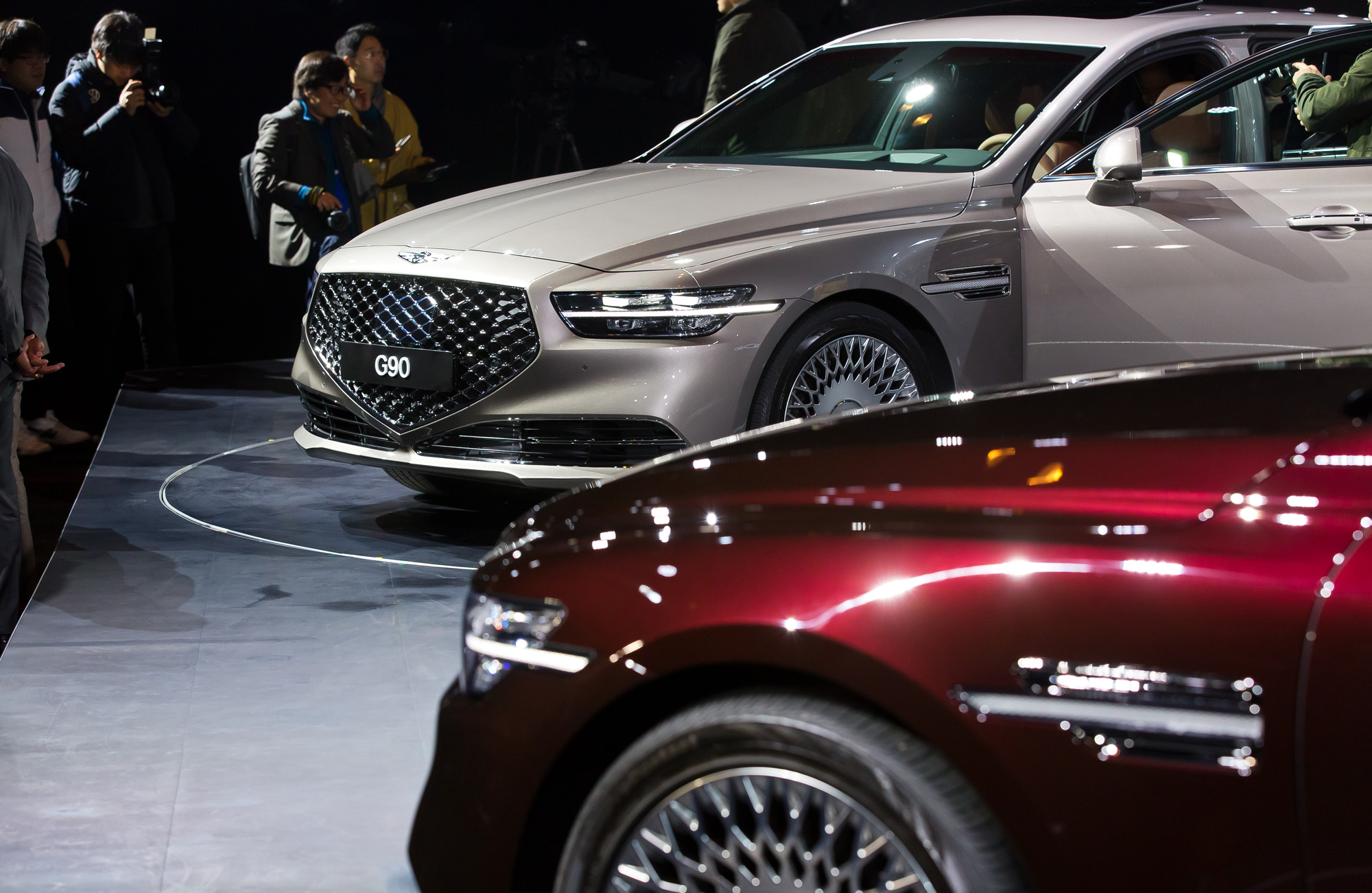 산업;자동차;신차발표회;현대자동차;제네시스;제네시스G90;EQ900