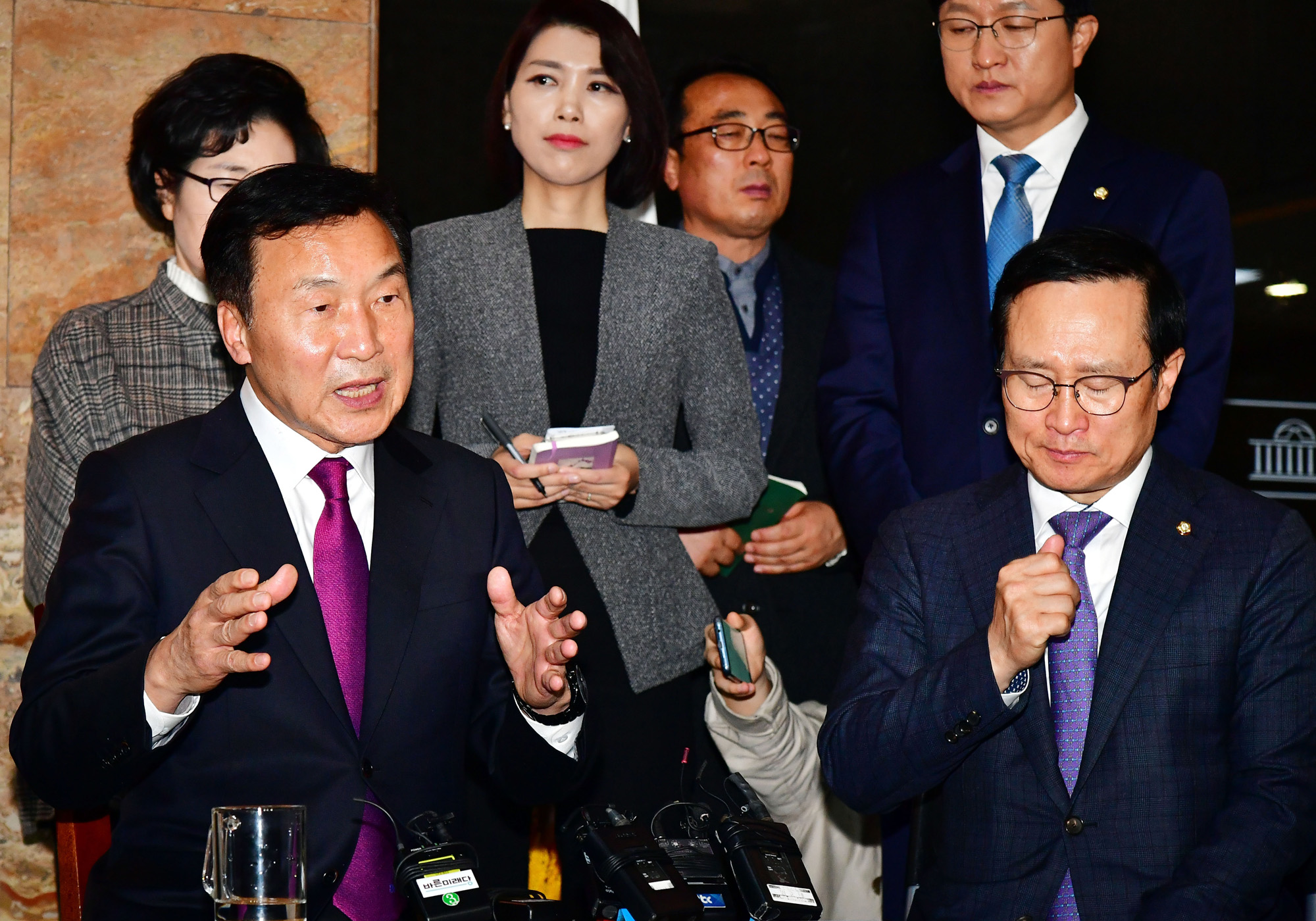 정치국회;손학규대표;단식농성;홍영표원내대표