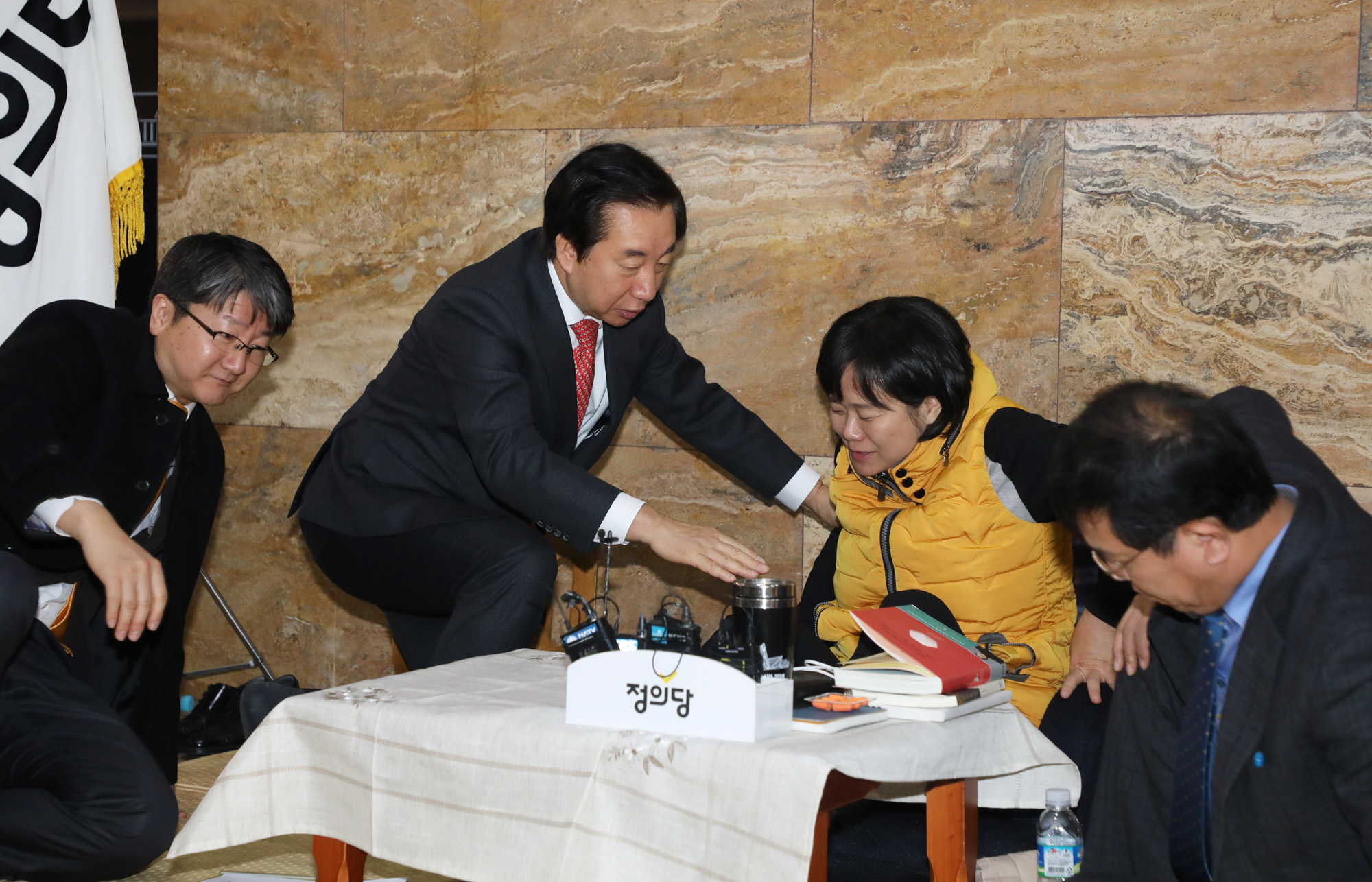 정치국회;단식농성;연동형비례대표제;이정미대표