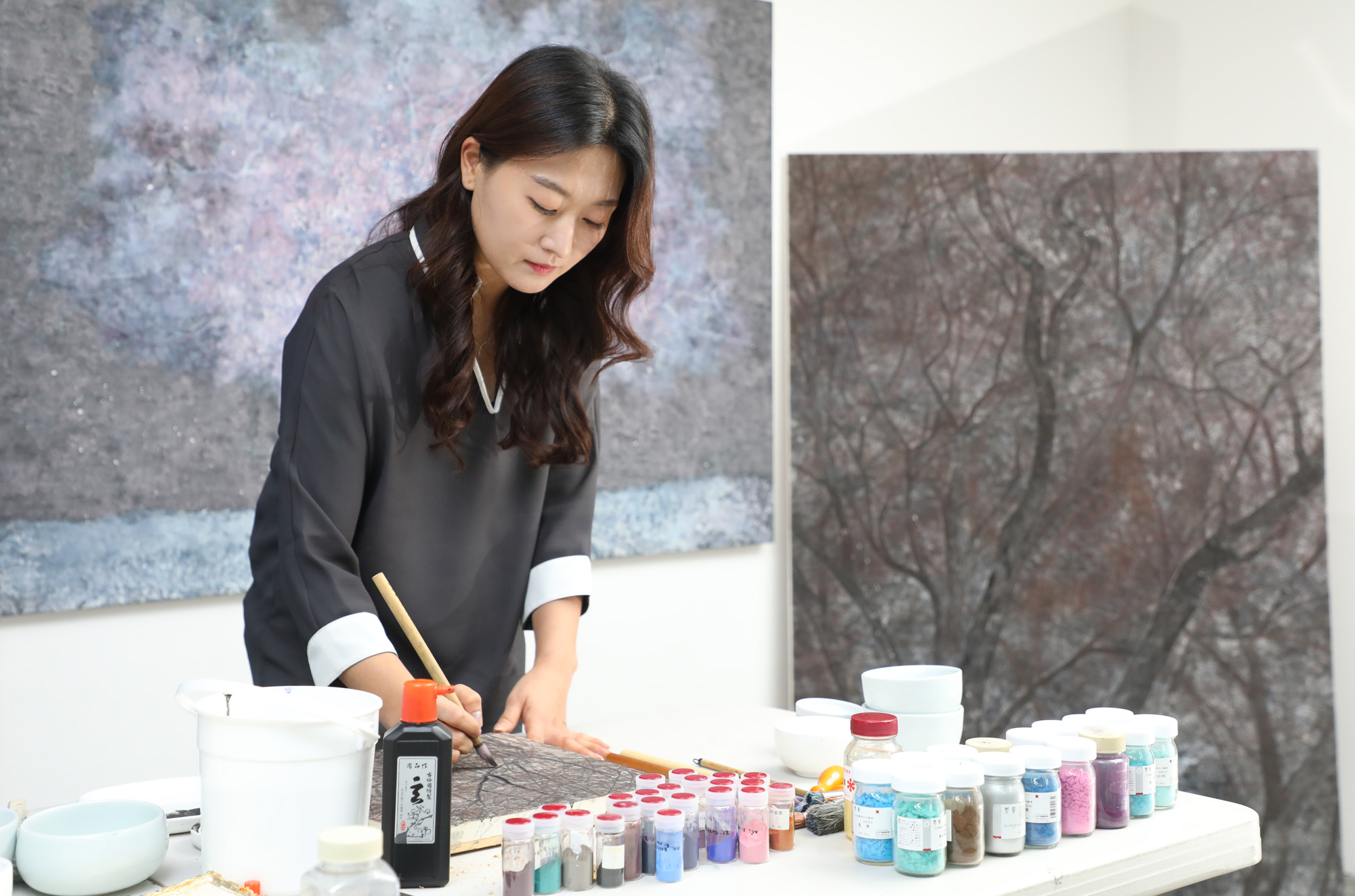 김은진;화가의방;한국미술;한국화;작가