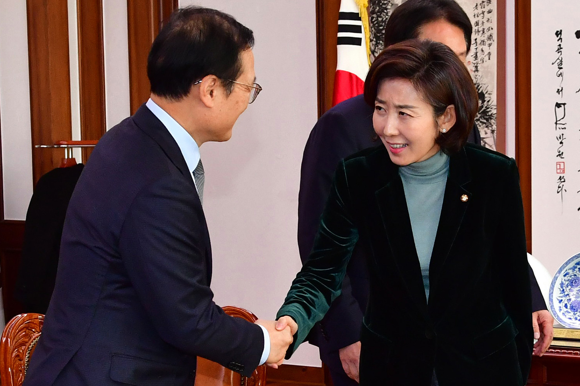 정치국회;국회의장회동;여야5당원내대표회동