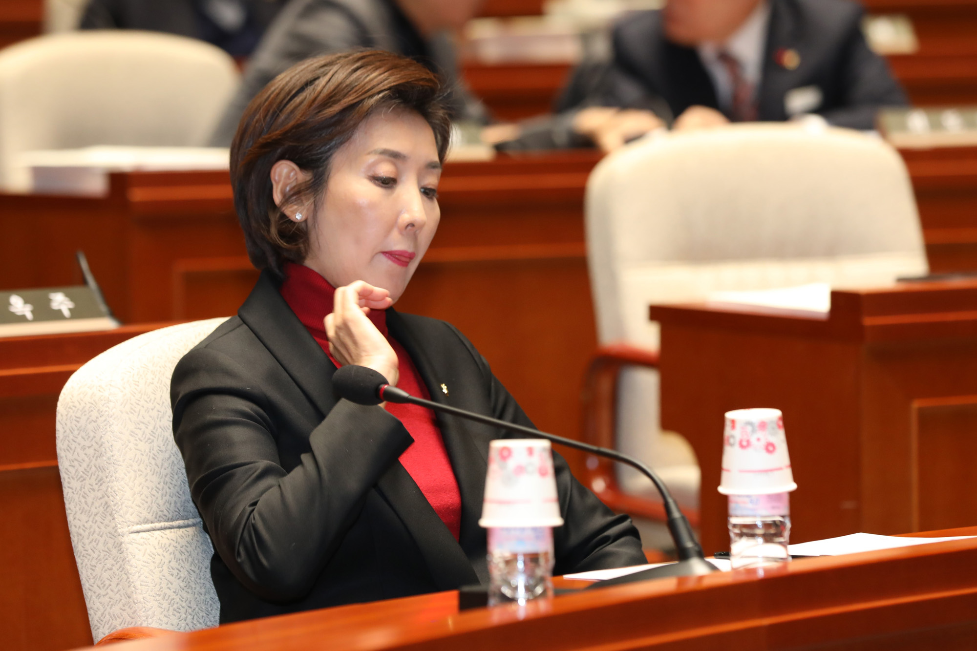자유한국당의원총회;나경원원내대표;신임원내지도부소개