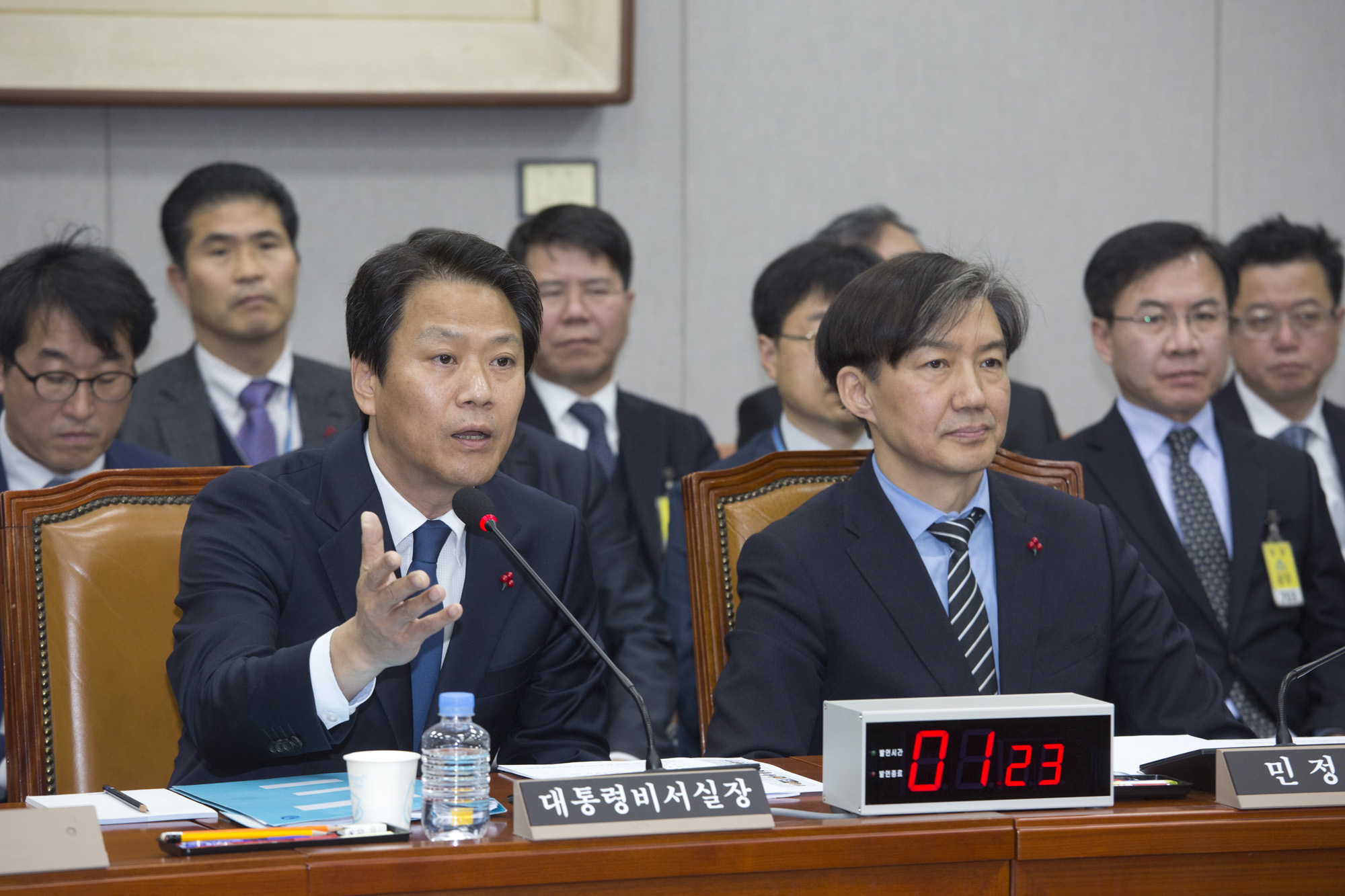 정치;국회;운영위원회의;임종석;조국;운영위