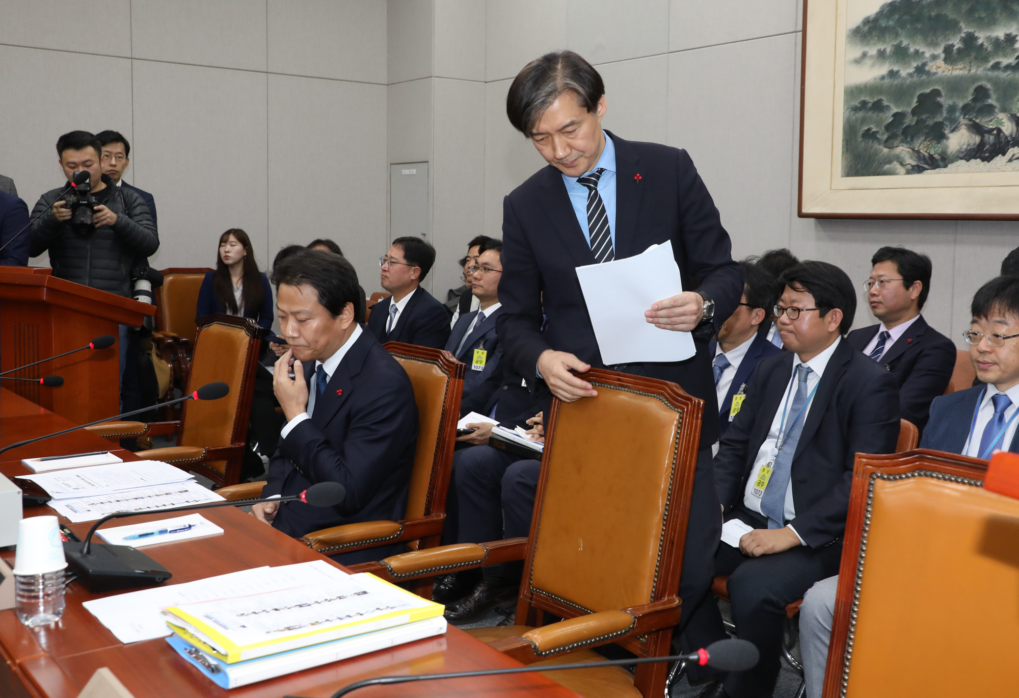 국회운영위원회;임종석청와대비서실장;조국민정수석