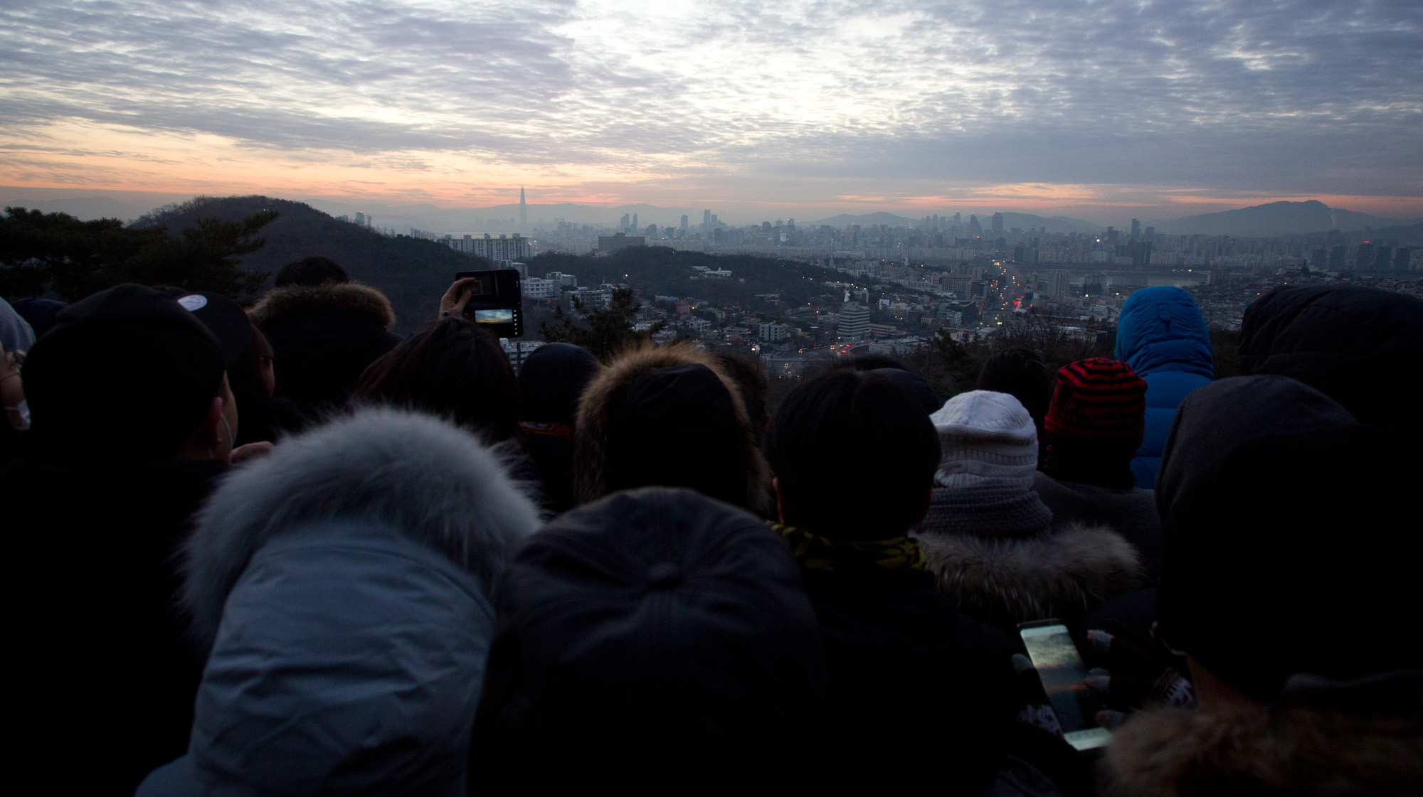 일출;기해년;황금돼지;남산일출