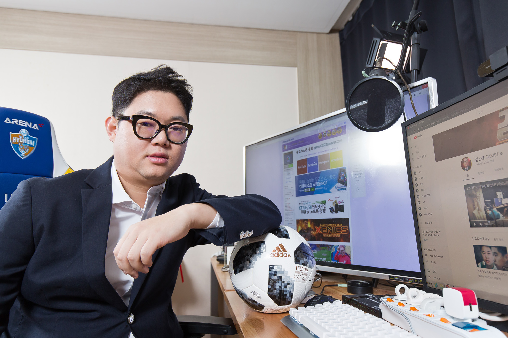 스포츠;축구해설가;유튜브크리에이터;감스트;K리그홍보대사;김인직