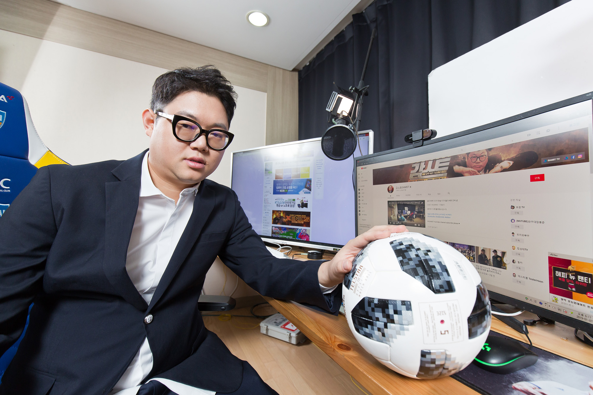 스포츠;축구해설가;유튜브크리에이터;감스트;K리그홍보대사;김인직