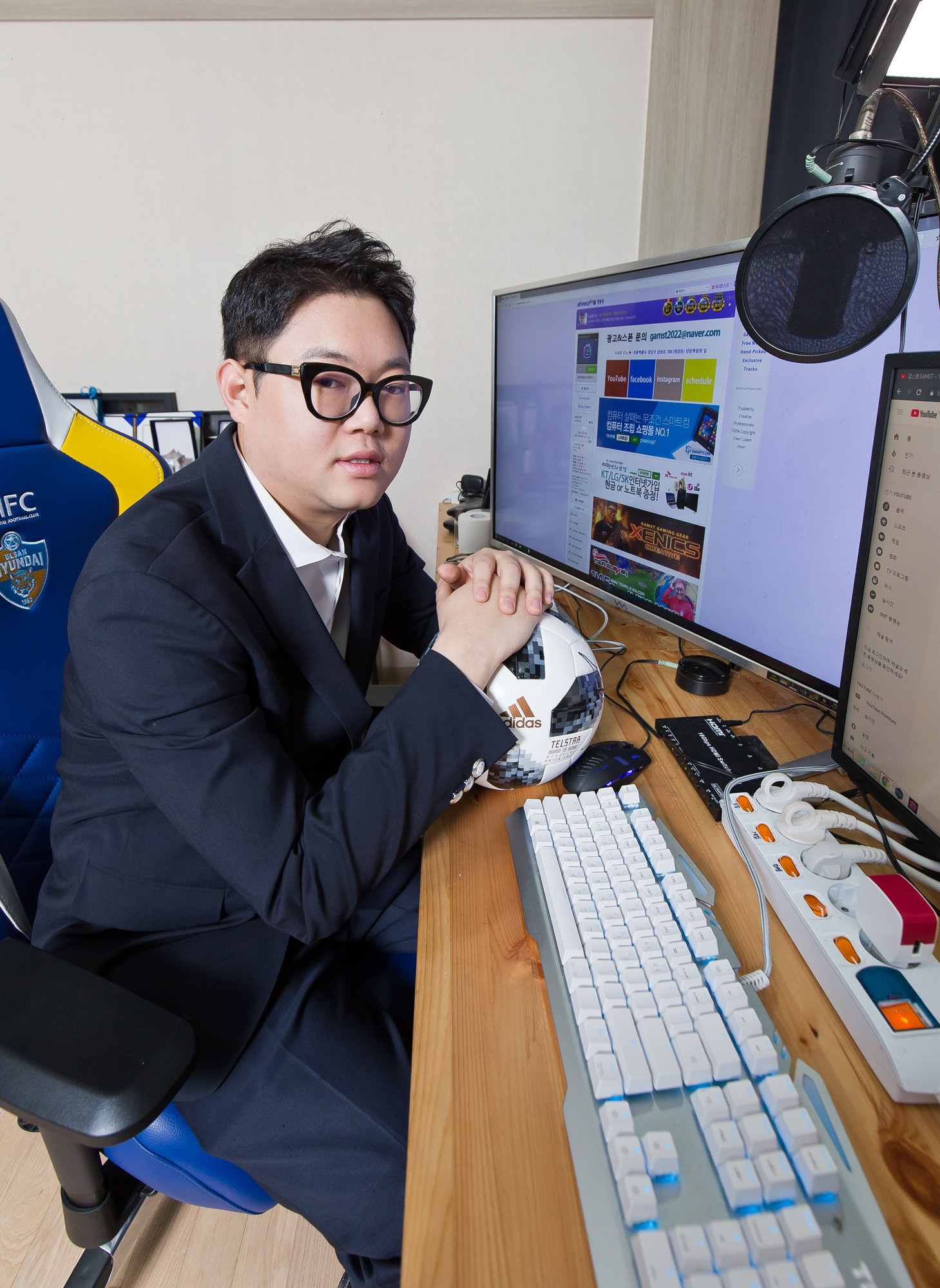 스포츠;축구해설가;유튜브크리에이터;감스트;K리그홍보대사;김인직