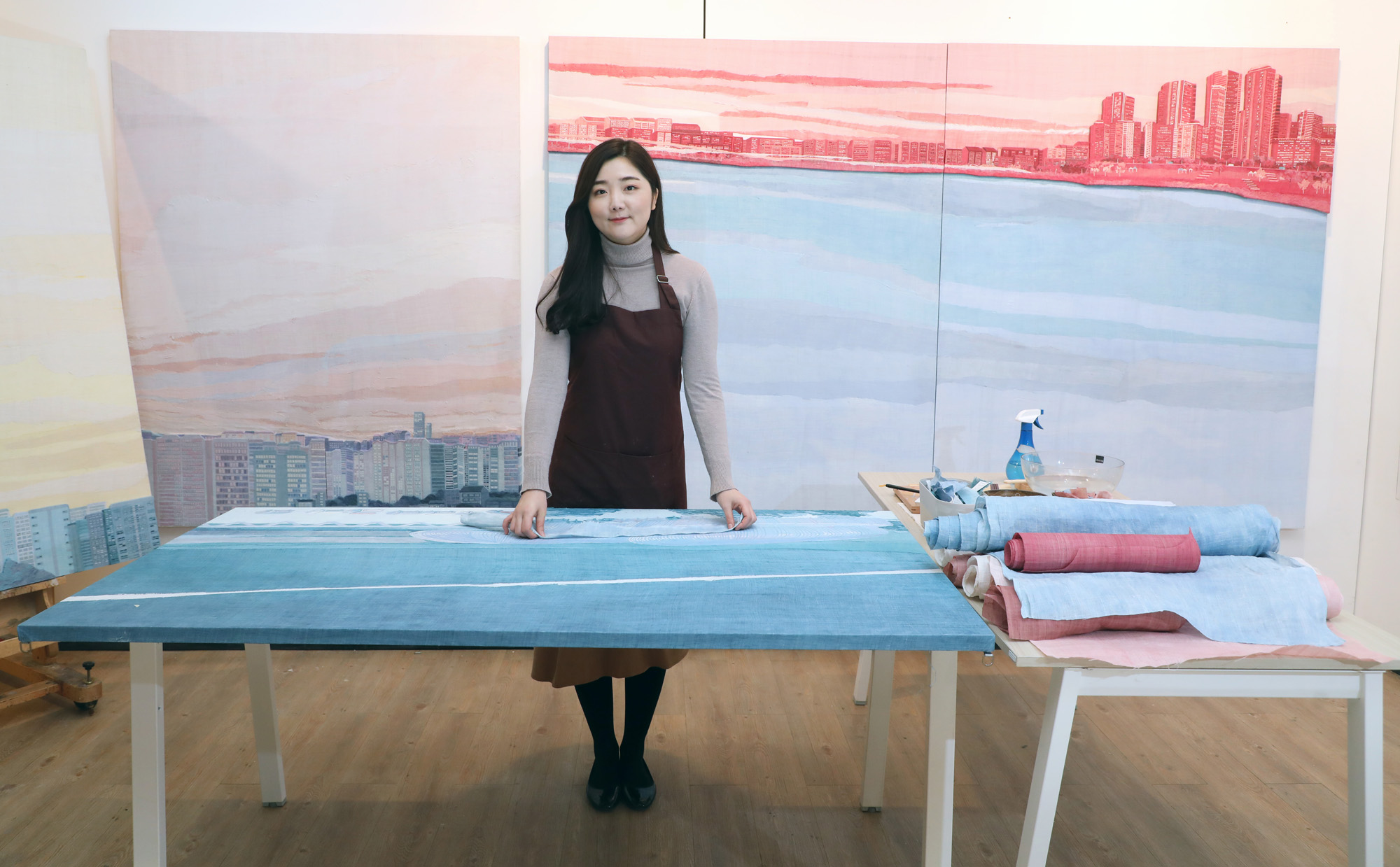 정연희;화가의방;한국미술응원프로젝트;화가;한국화;동양화;그림
