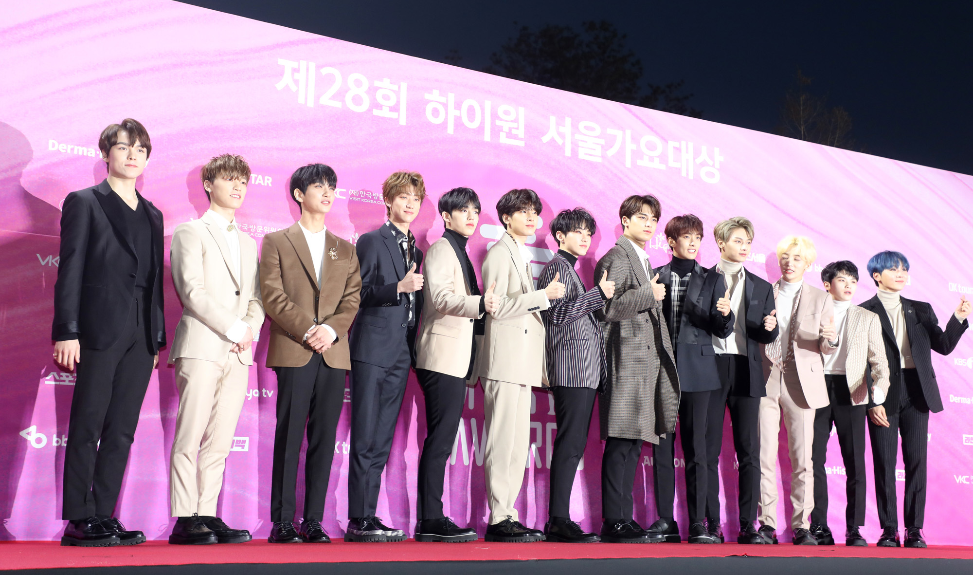 레드카펫;서울가요대상;2019서울가요대상;세븐틴