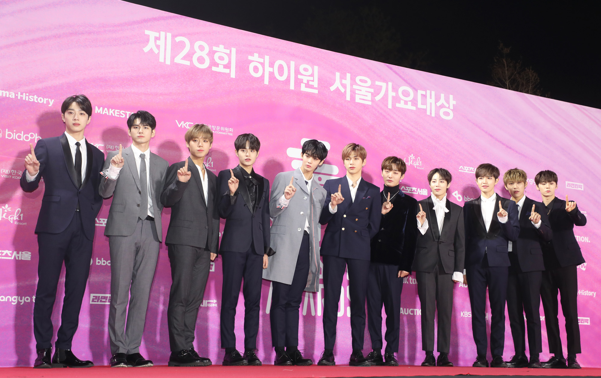 레드카펫;서울가요대상;2019서울가요대상;워너원
