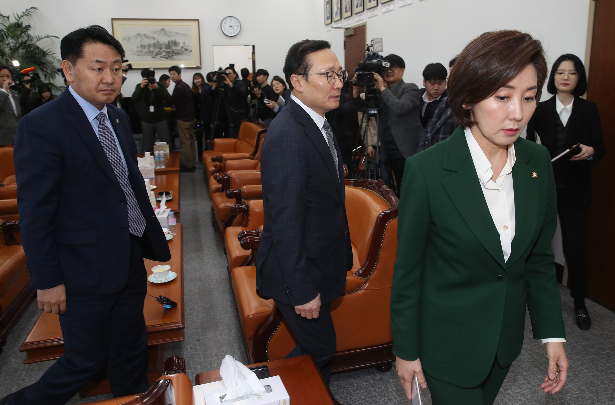 여야원내대표;국회정상화;원내대표회동