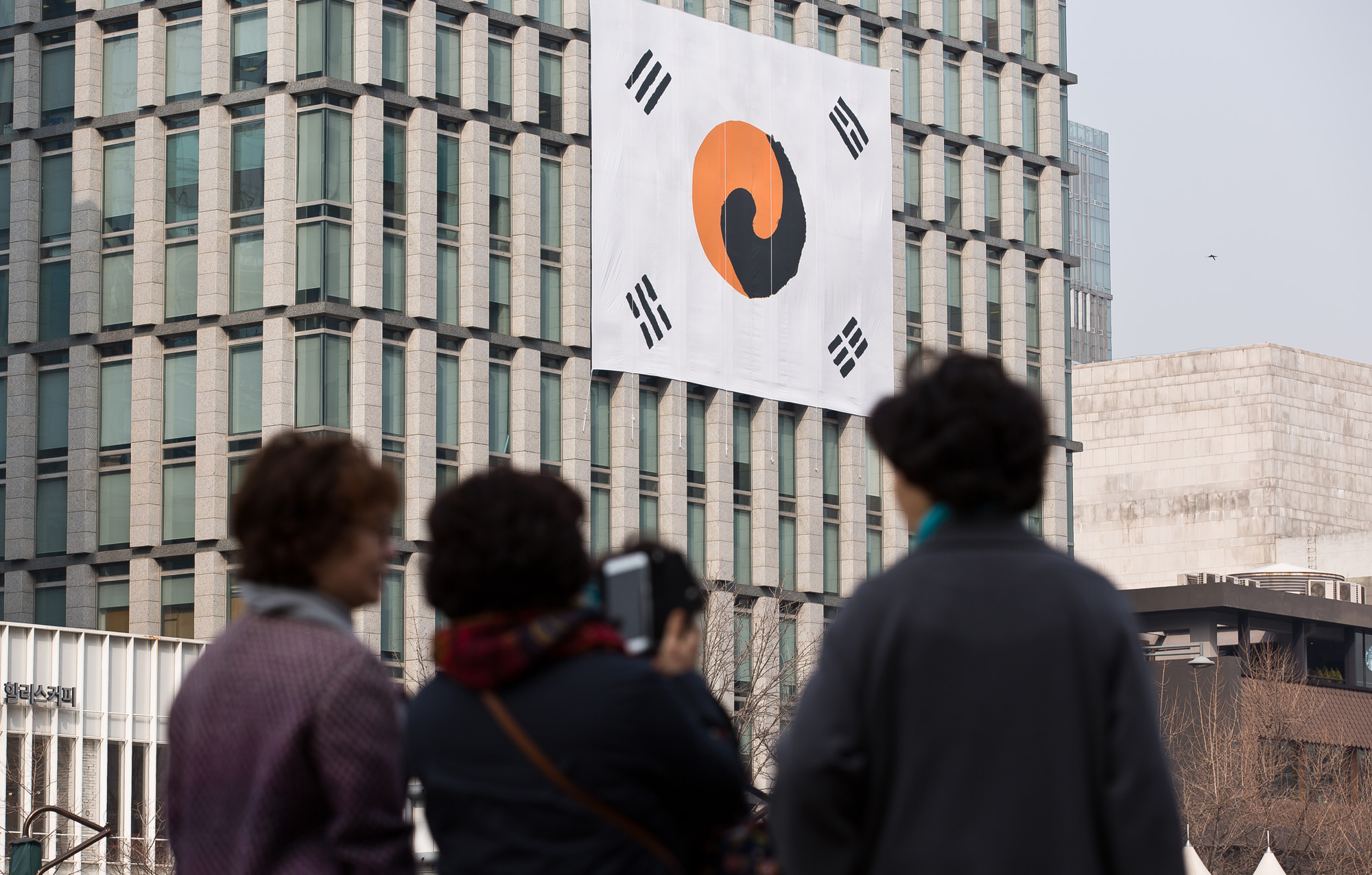 사회;세태;제100주년3.1절;삼일절;대형태극기;광화문태극기