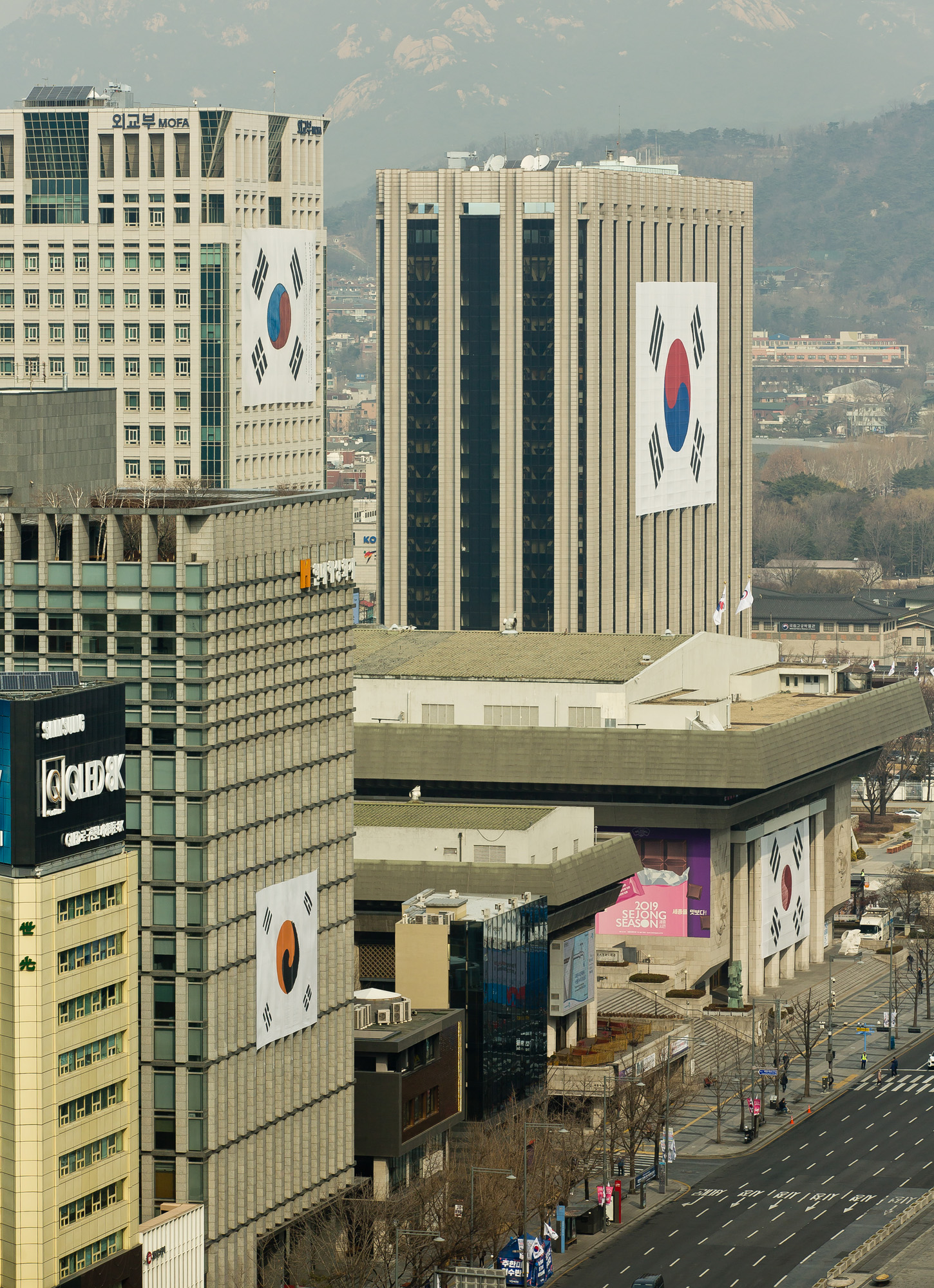 사회;세태;제100주년3.1절;삼일절;대형태극기;광화문태극기