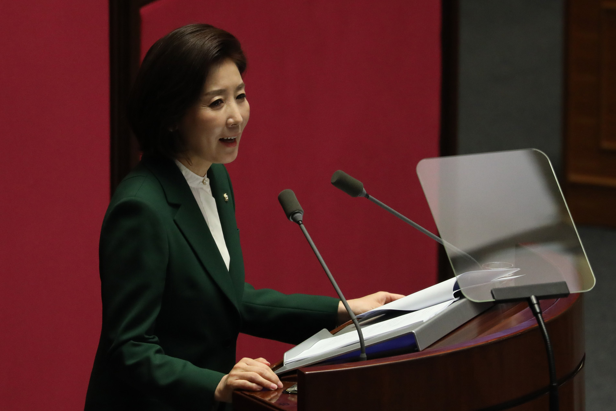 자유한국당나경원원내대표;교섭단체연설;국회본회의