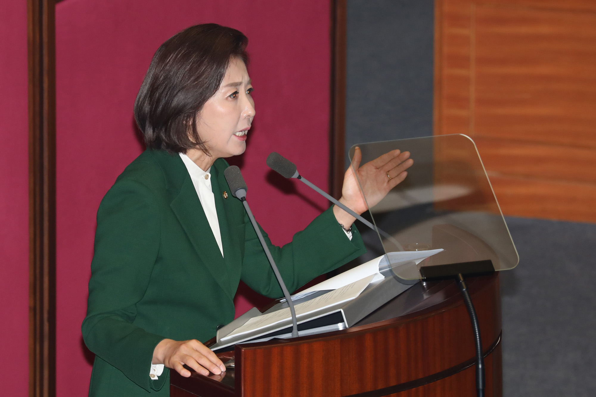 자유한국당나경원원내대표;교섭단체연설;국회본회의