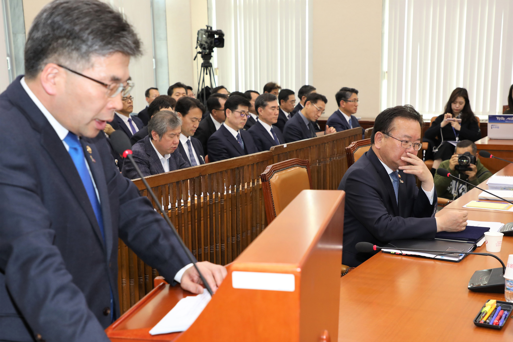 국회행정안전위원회;민갑룡경찰청장;버닝썬사건