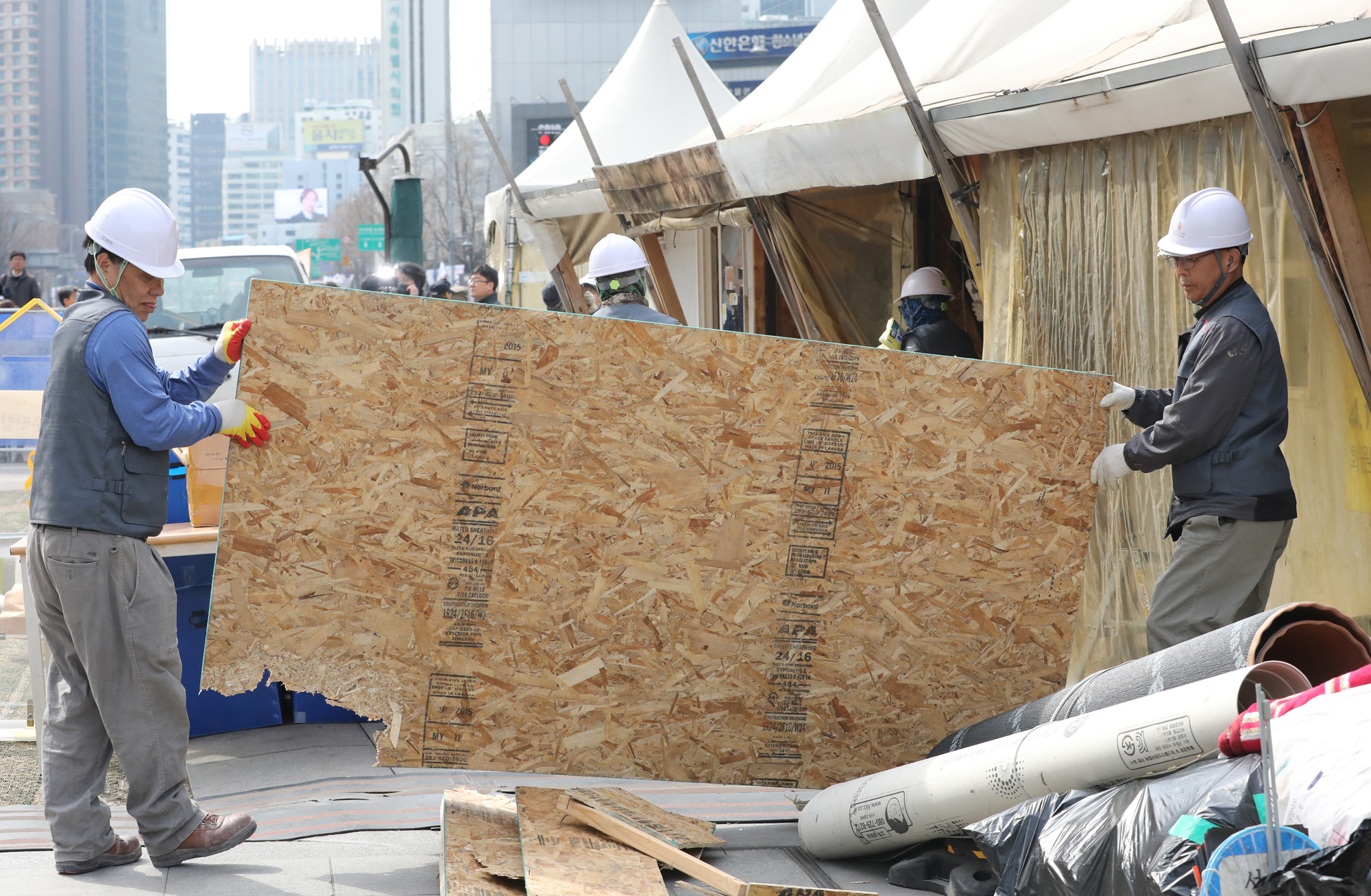 세월호;세월호천막;세월호철거;세월호천막철거