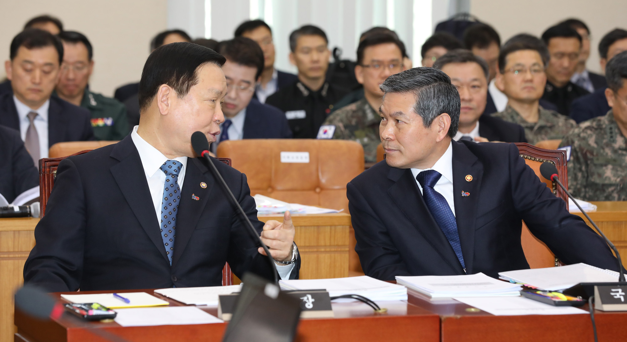 국회국방위원회;정경두국방부장관;기찬수병무청장