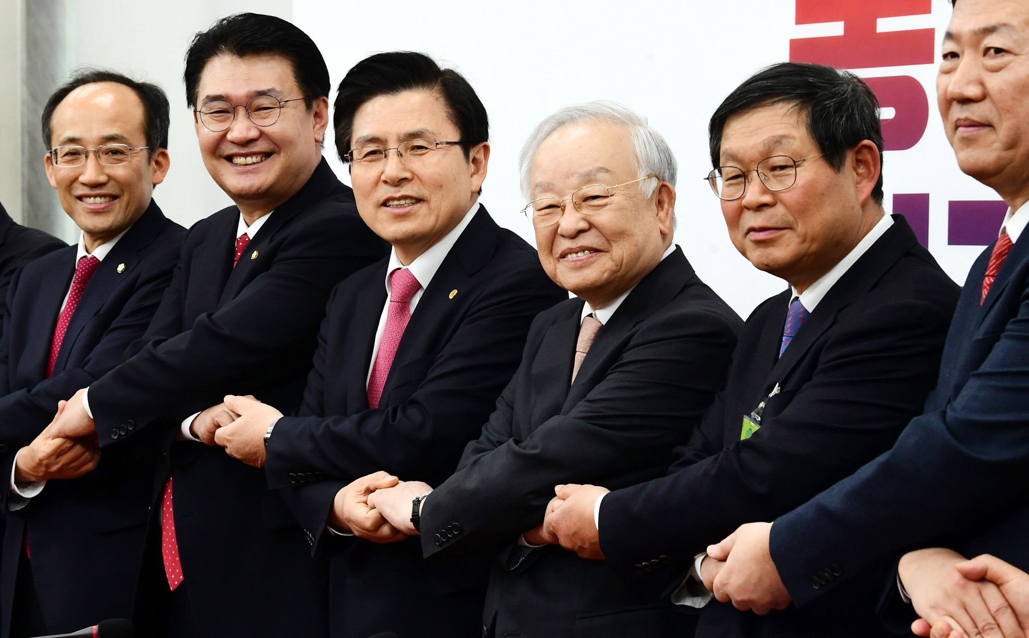 자유한국당황교안대표;손경식회장;한국경영자총협회