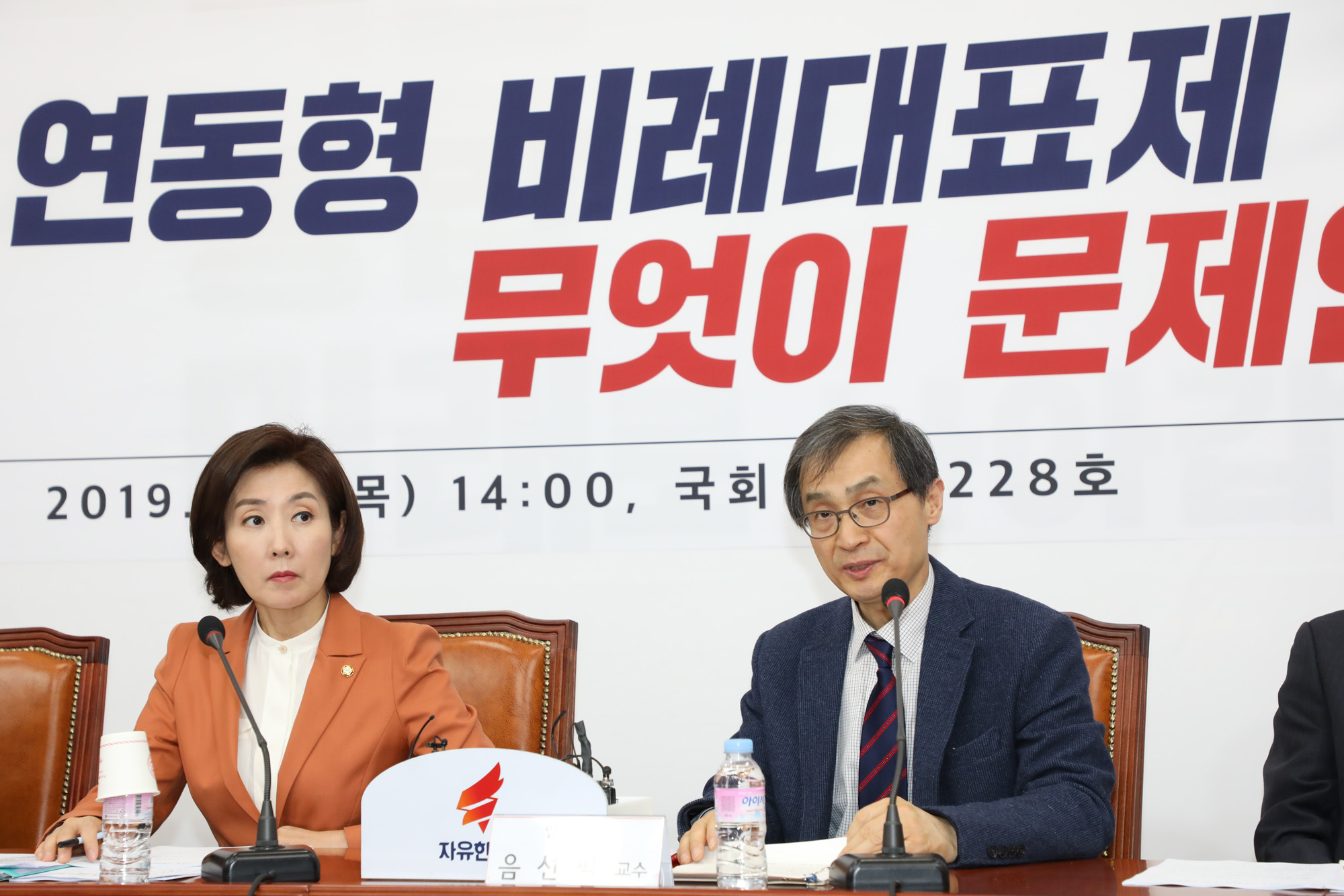 자유한국당연동형비례대표제;연동형비례대표제무엇이문제인가;한국당토론회;음선필교수