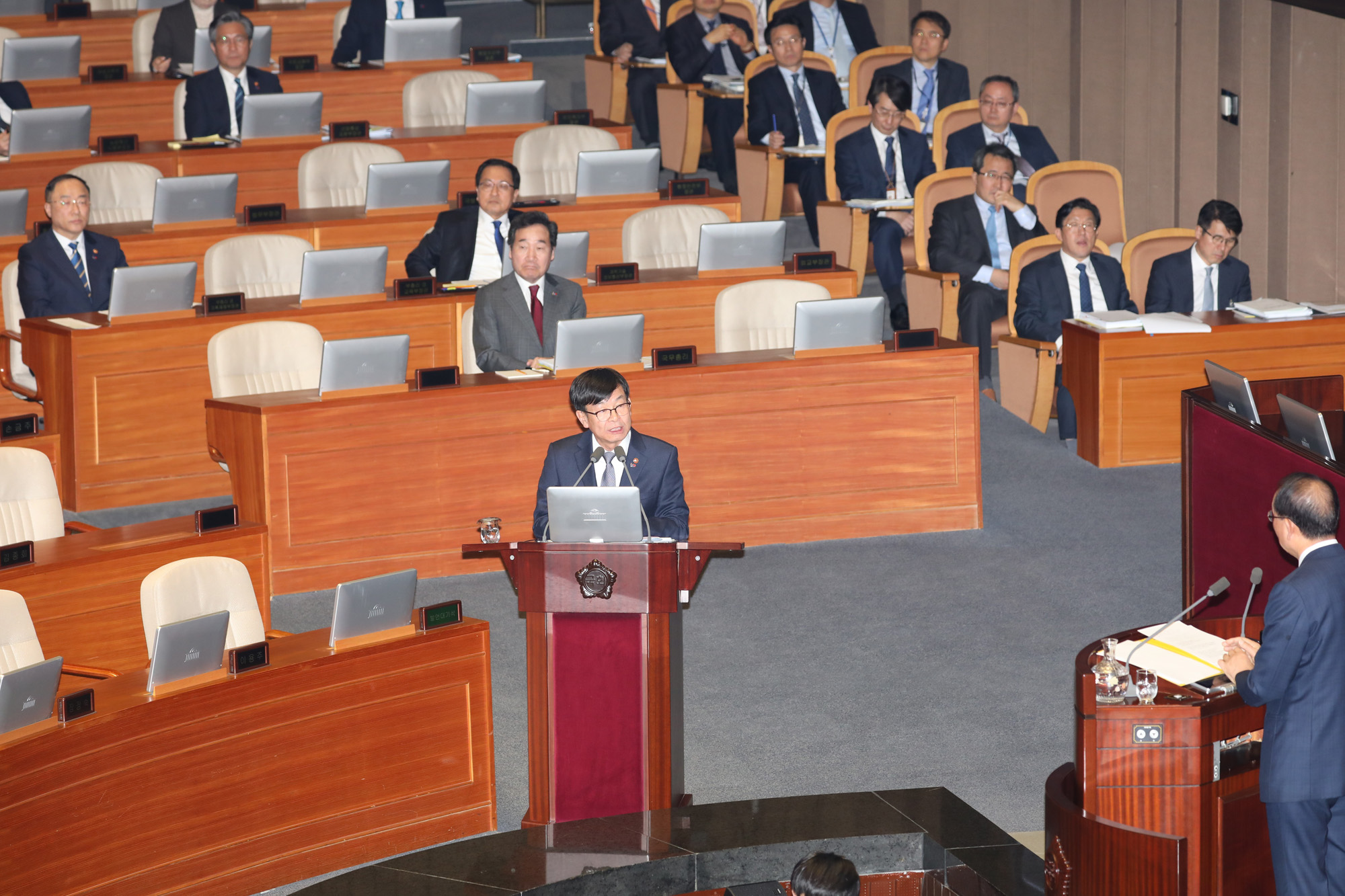 경제분야대정부질문;김상조공정거래위원장