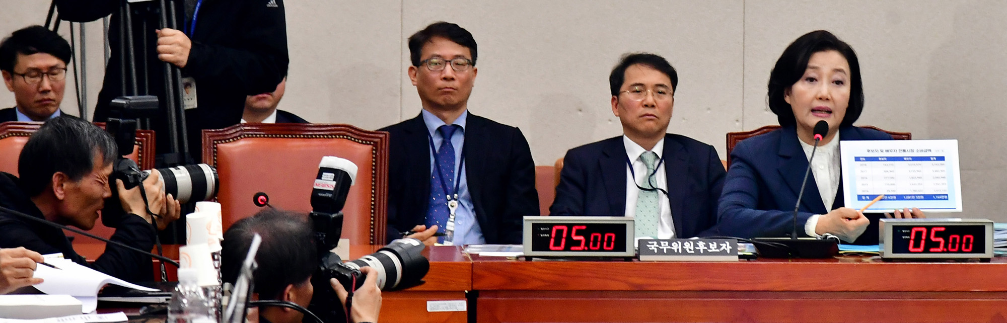 박영선;중소벤처기업부장관후보자;인사청문회