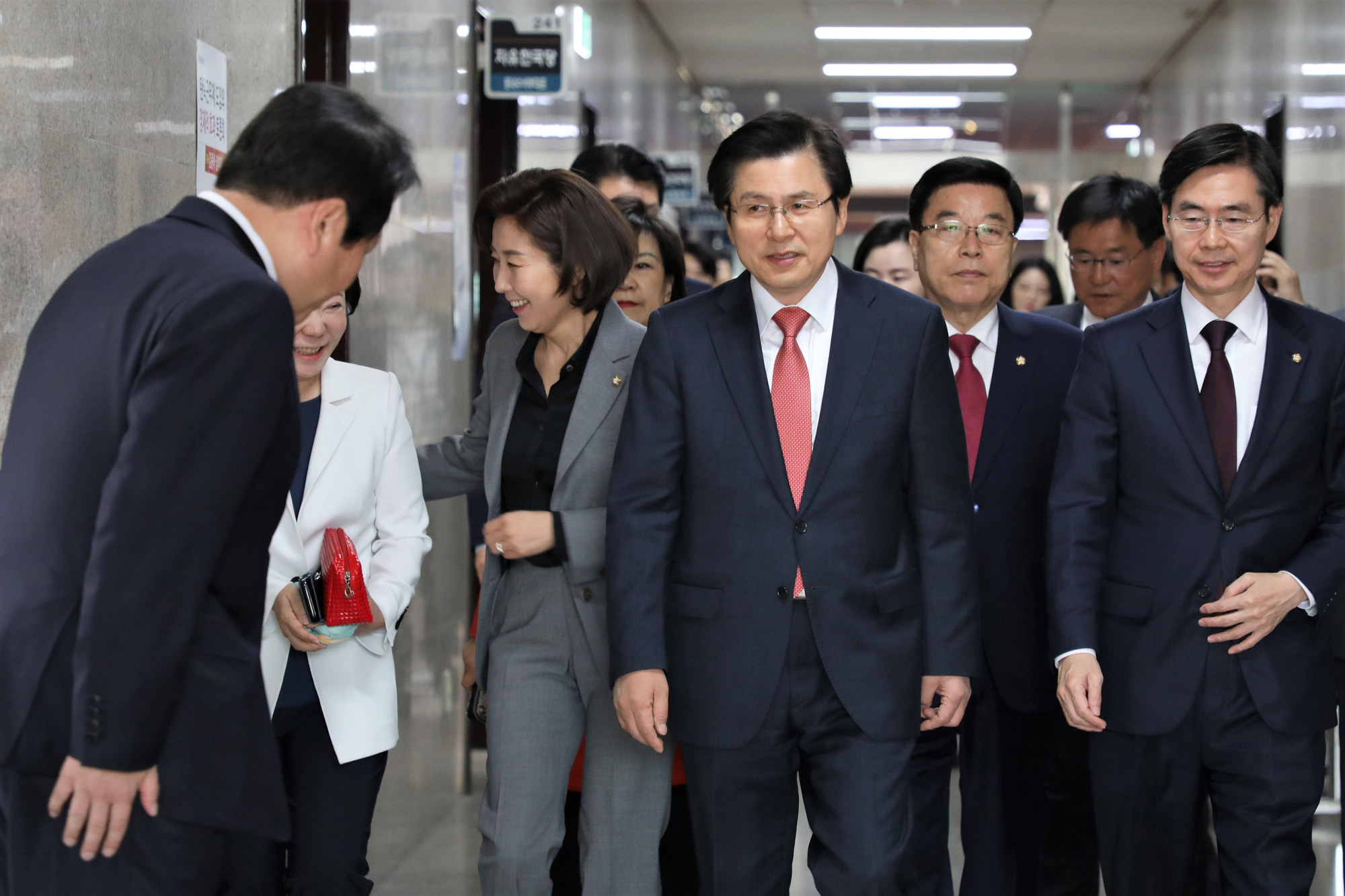 자유한국당최고위원회의;황교안대표