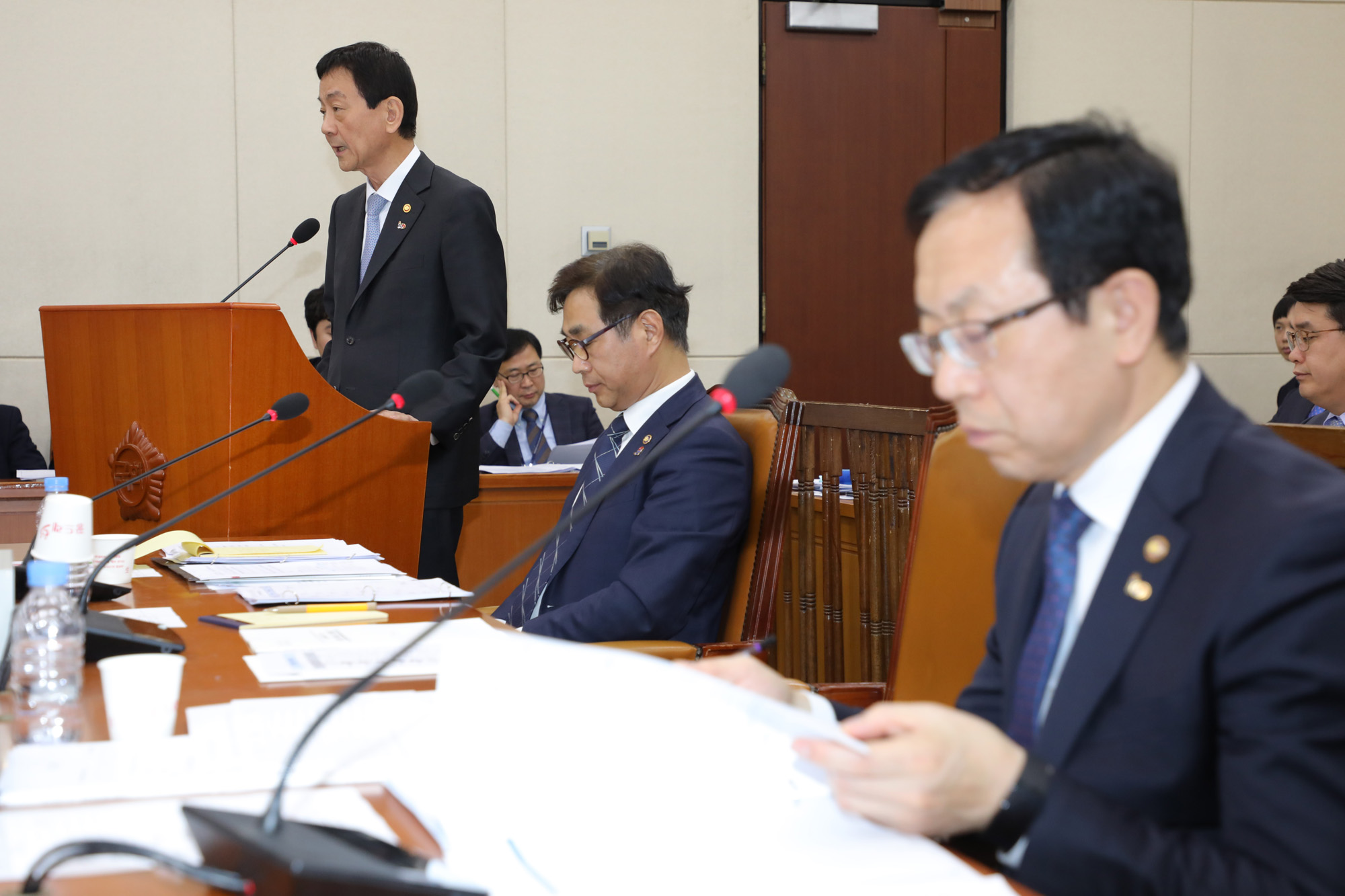 행정안전위원회;강원도산불피해현안보고;진영장관