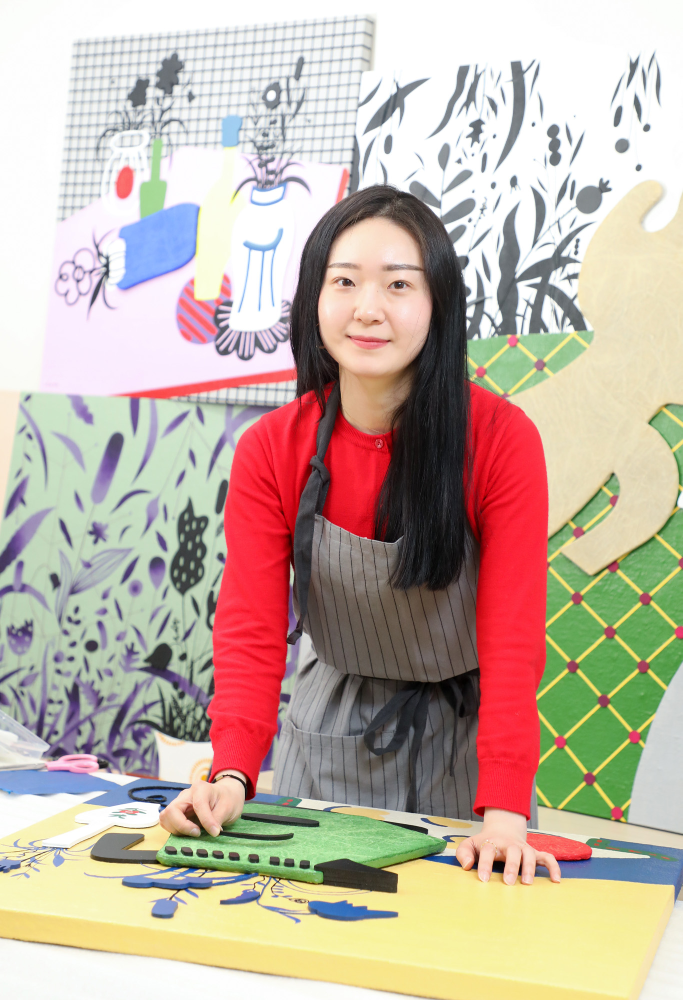 김이린;작가;화가;미술;화가의방;한국미술응원