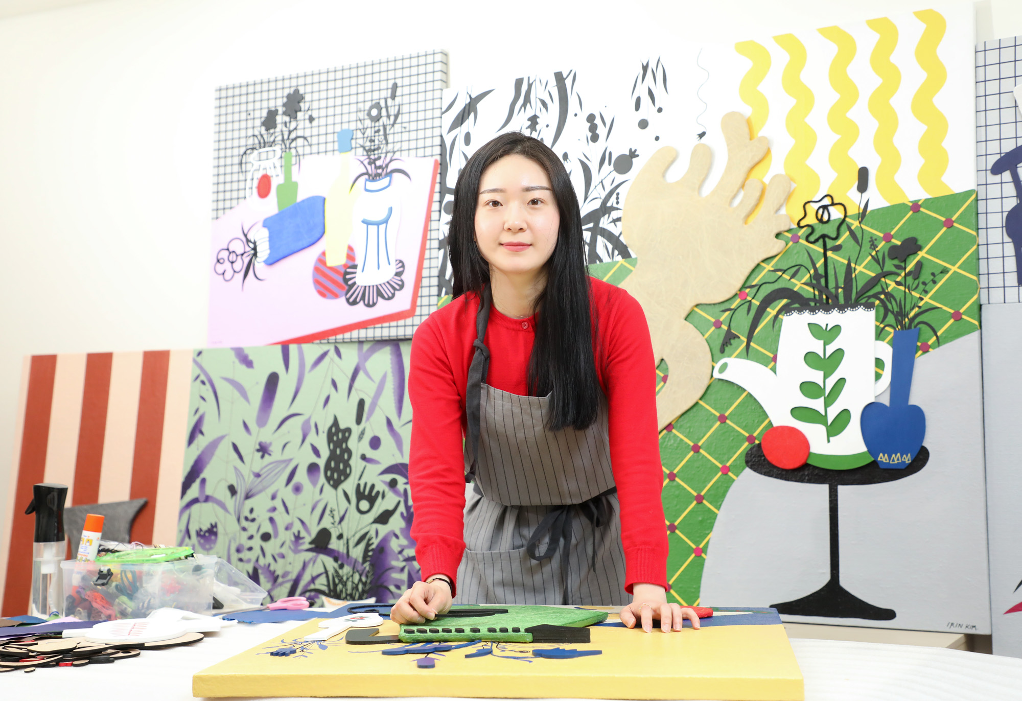 김이린;작가;화가;미술;화가의방;한국미술응원