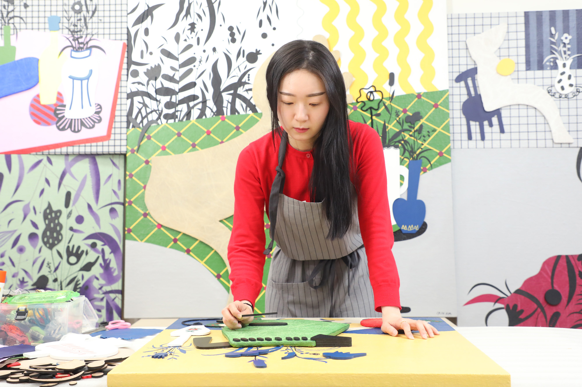 김이린;작가;화가;미술;화가의방;한국미술응원