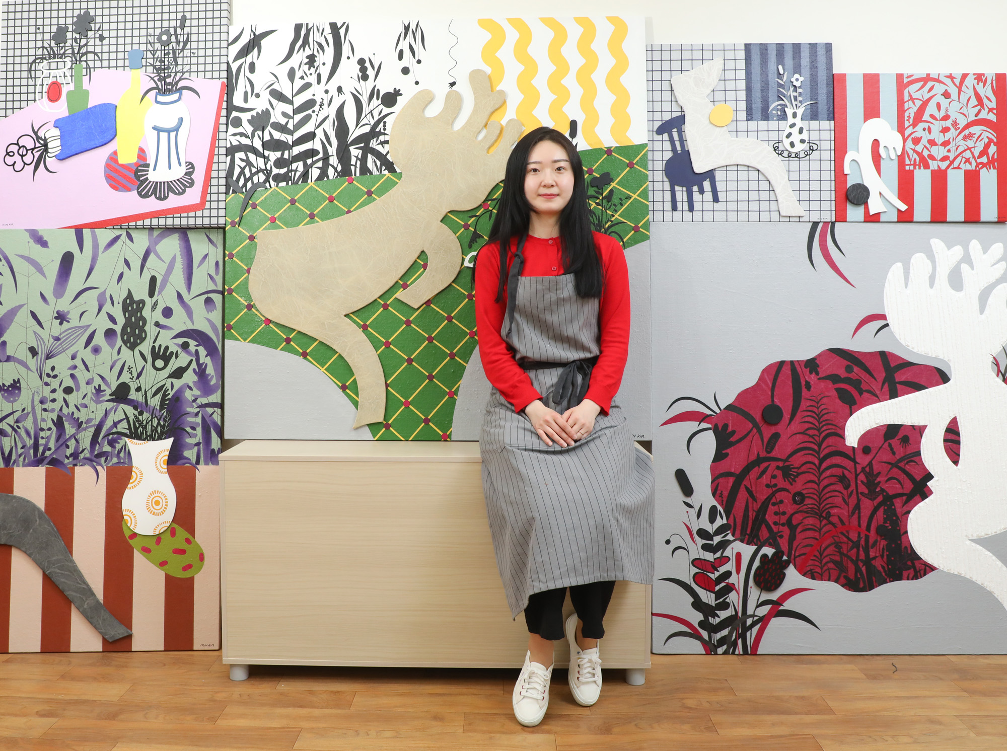 김이린;작가;화가;미술;화가의방;한국미술응원