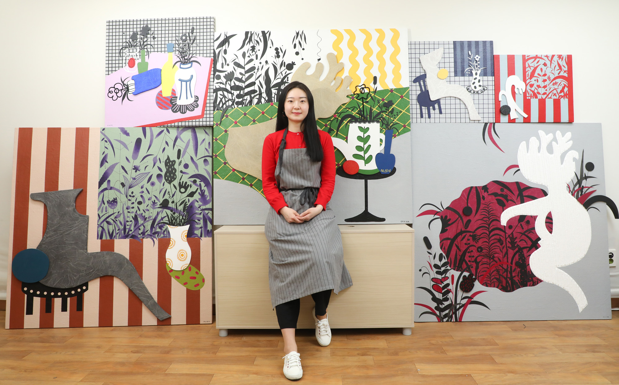 김이린;작가;화가;미술;화가의방;한국미술응원