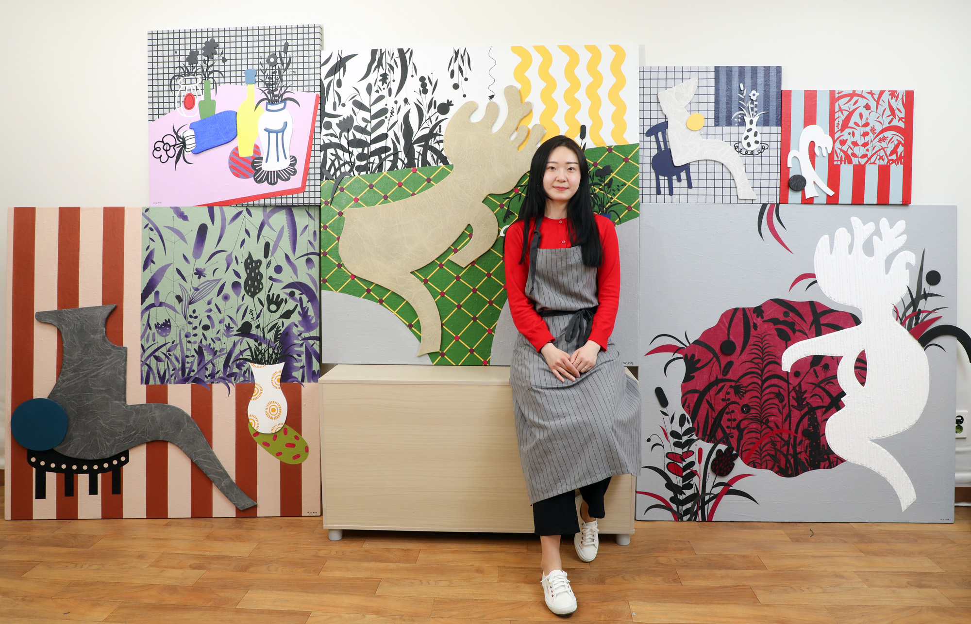 김이린;작가;화가;미술;화가의방;한국미술응원